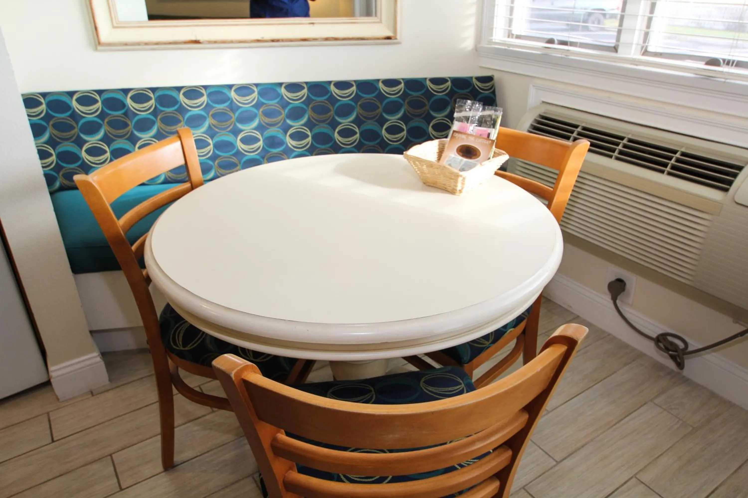 Dining area in Ocean Club on Smuggler's Beach