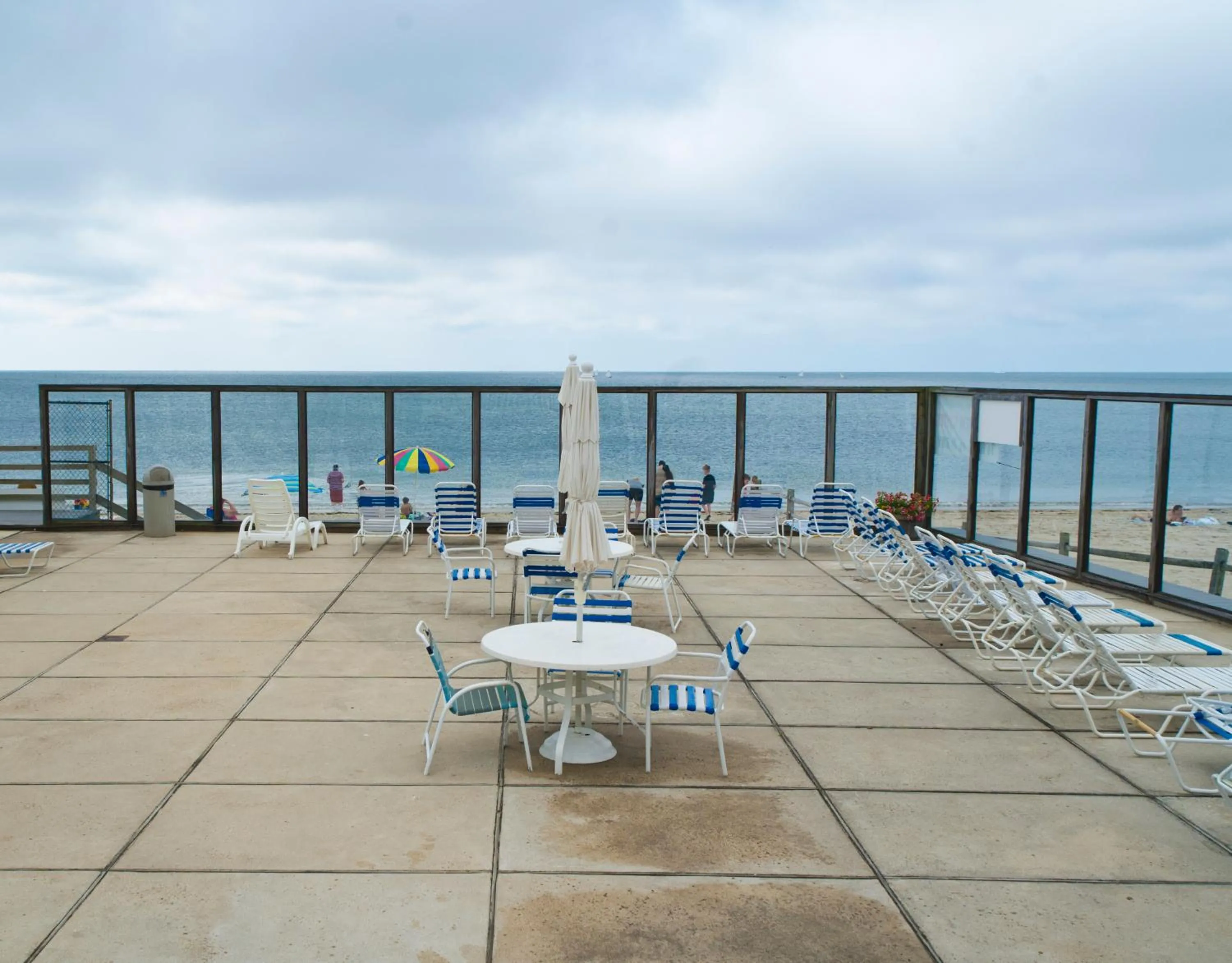 Patio in Ocean Club on Smuggler's Beach