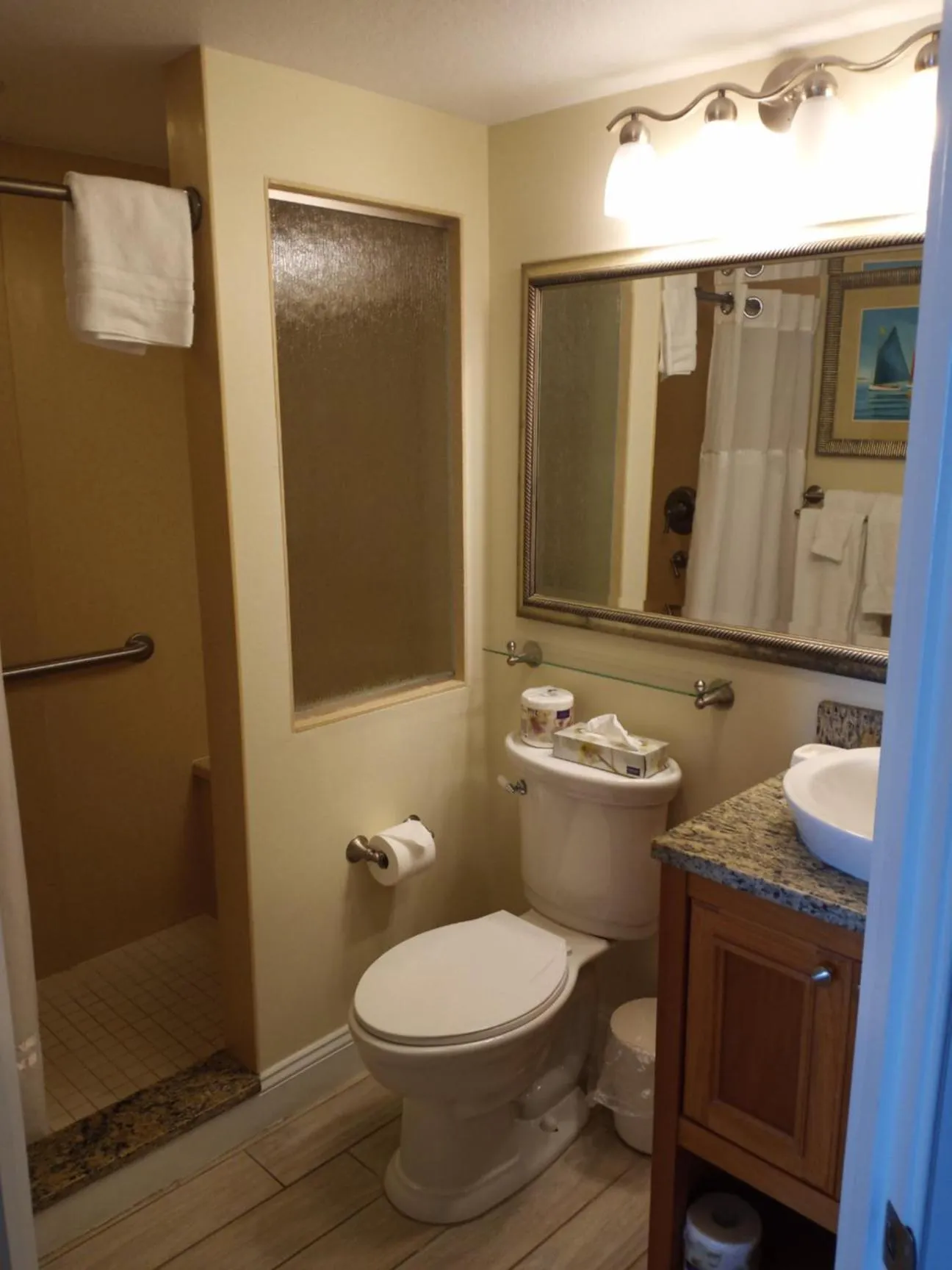 Bathroom in Ocean Club on Smuggler's Beach