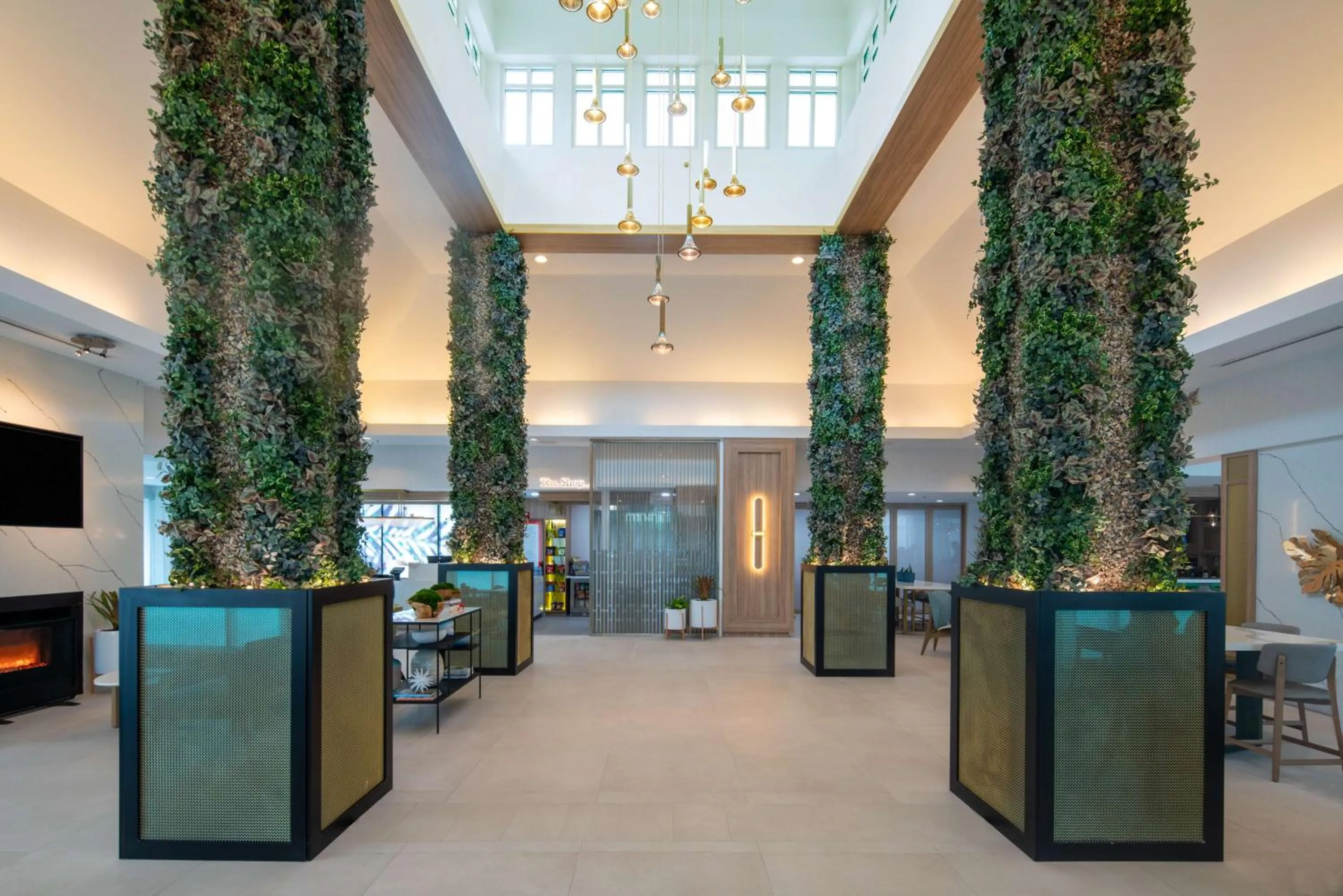 Lobby or reception in Hilton Garden Inn Orlando Airport