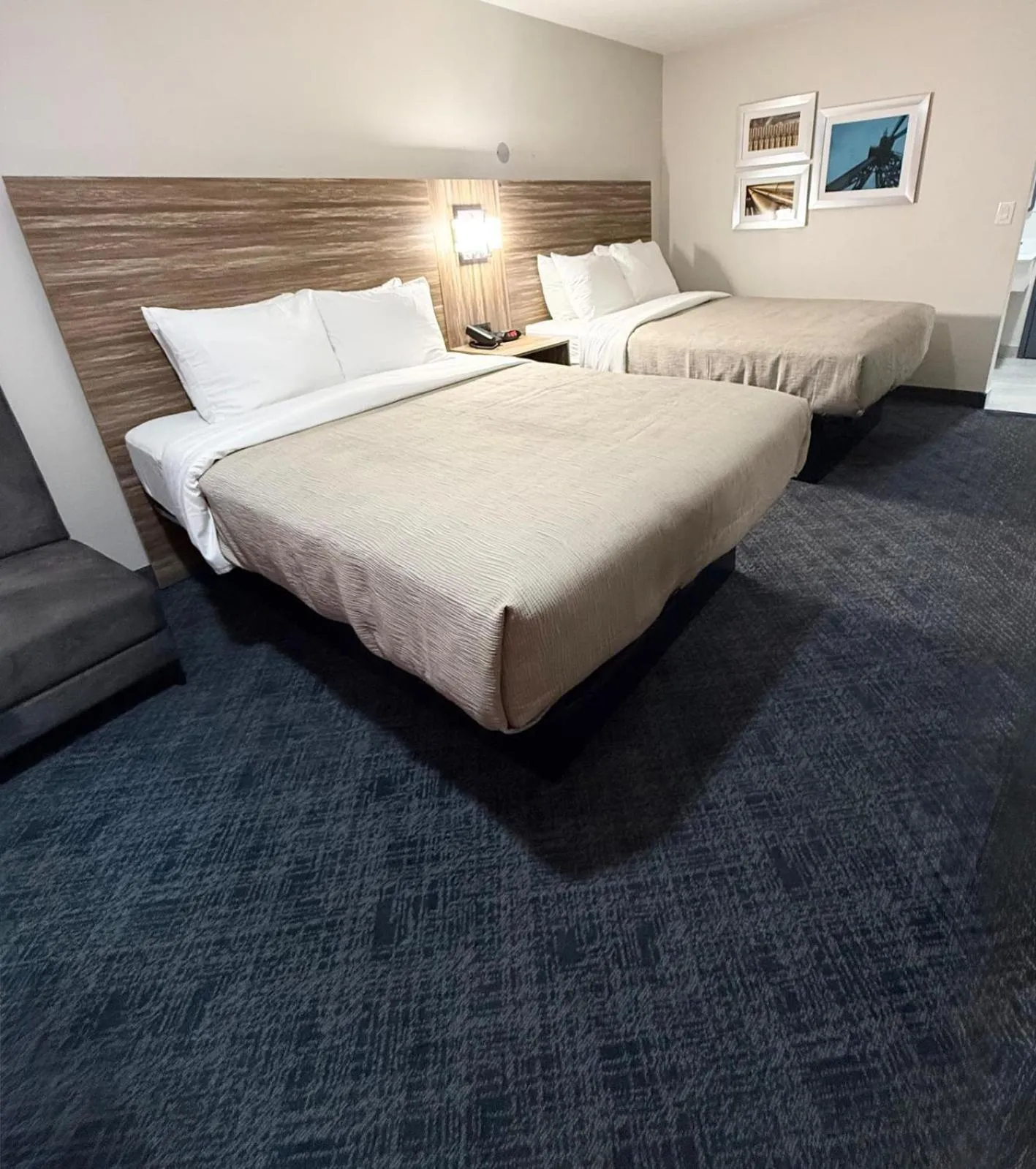 Bed in Quality Inn Ponca City