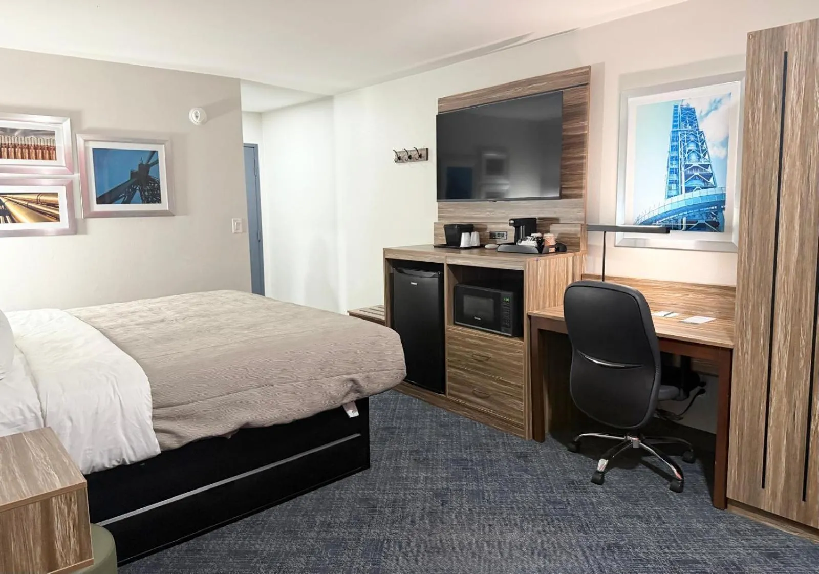 Bed in Quality Inn Ponca City