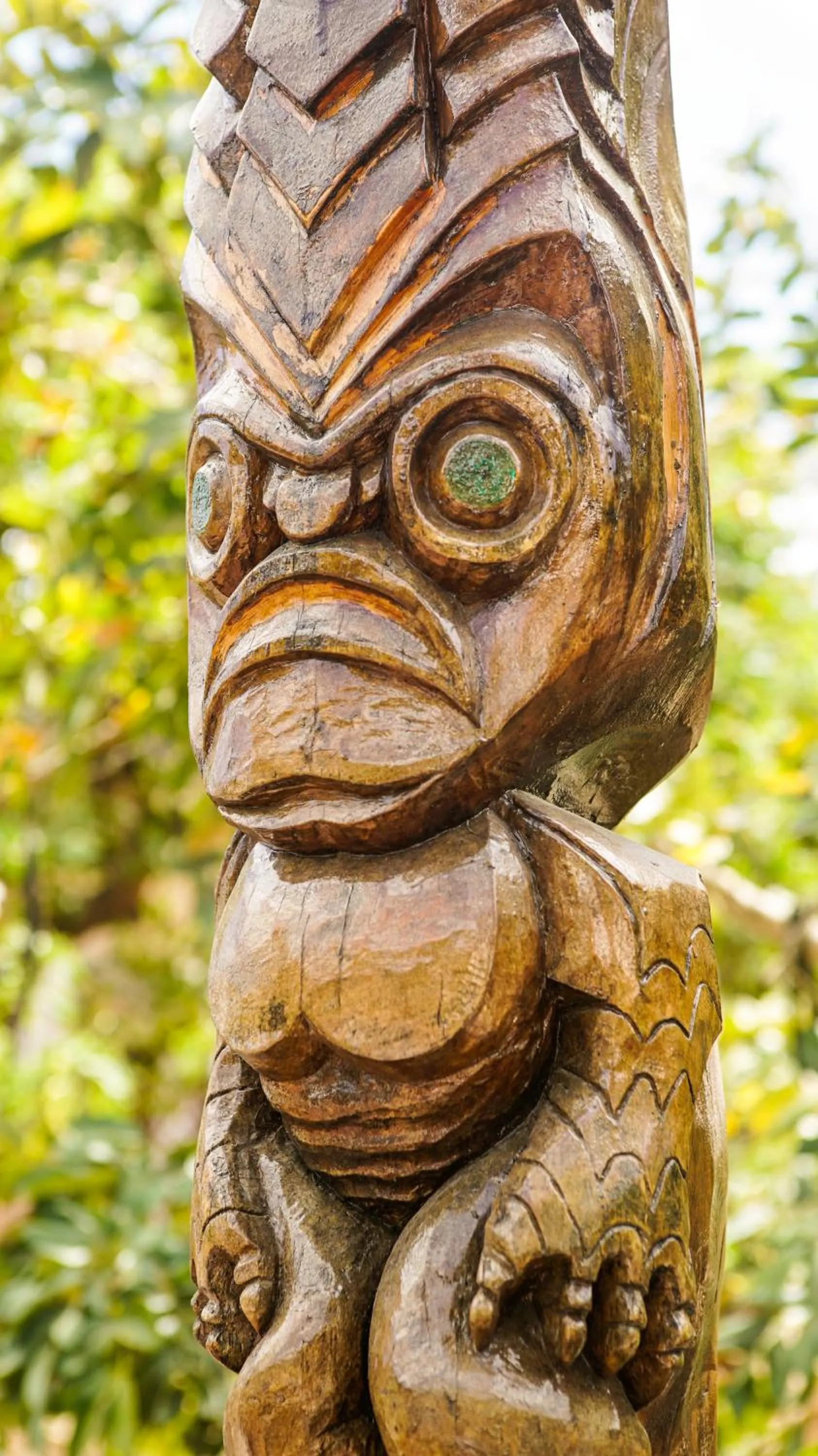 Decorative detail in Kanaloa Pousada