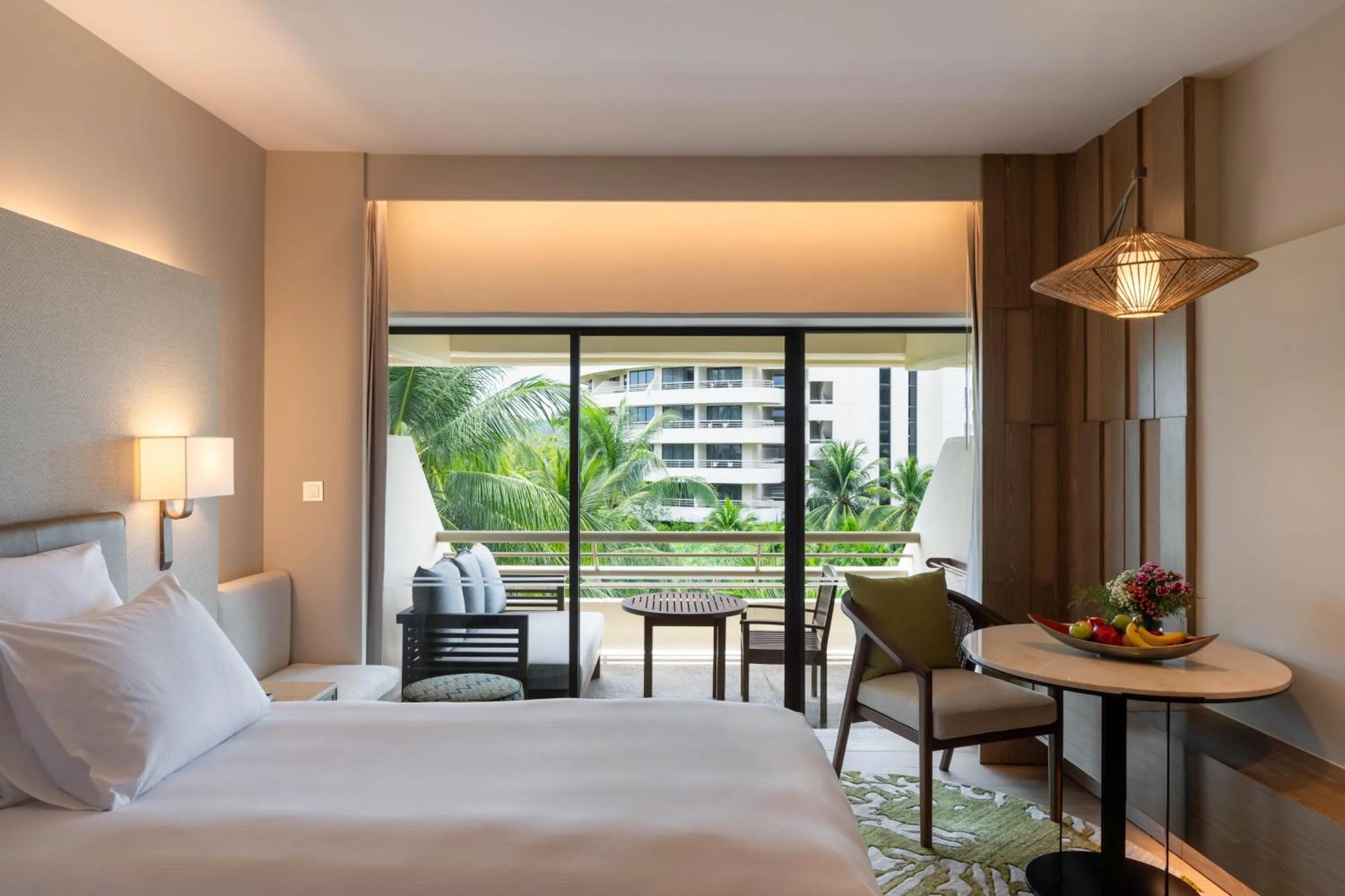 View (from property/room), Bed in Pullman Phuket Karon Beach Resort