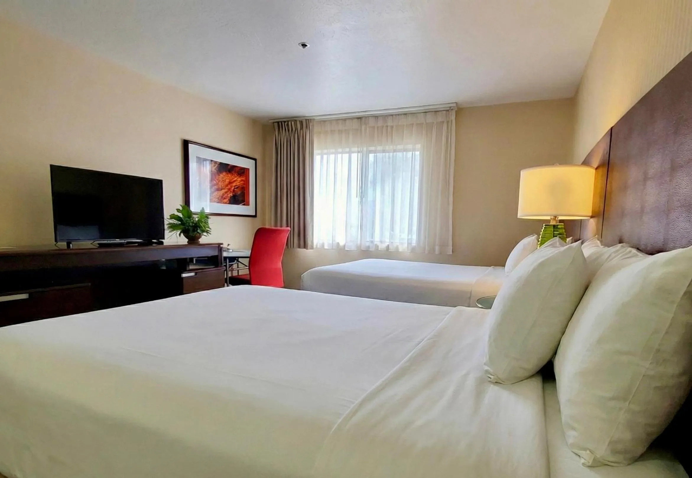 Bedroom, Bed in Rogue Regency Inn Medford Airport