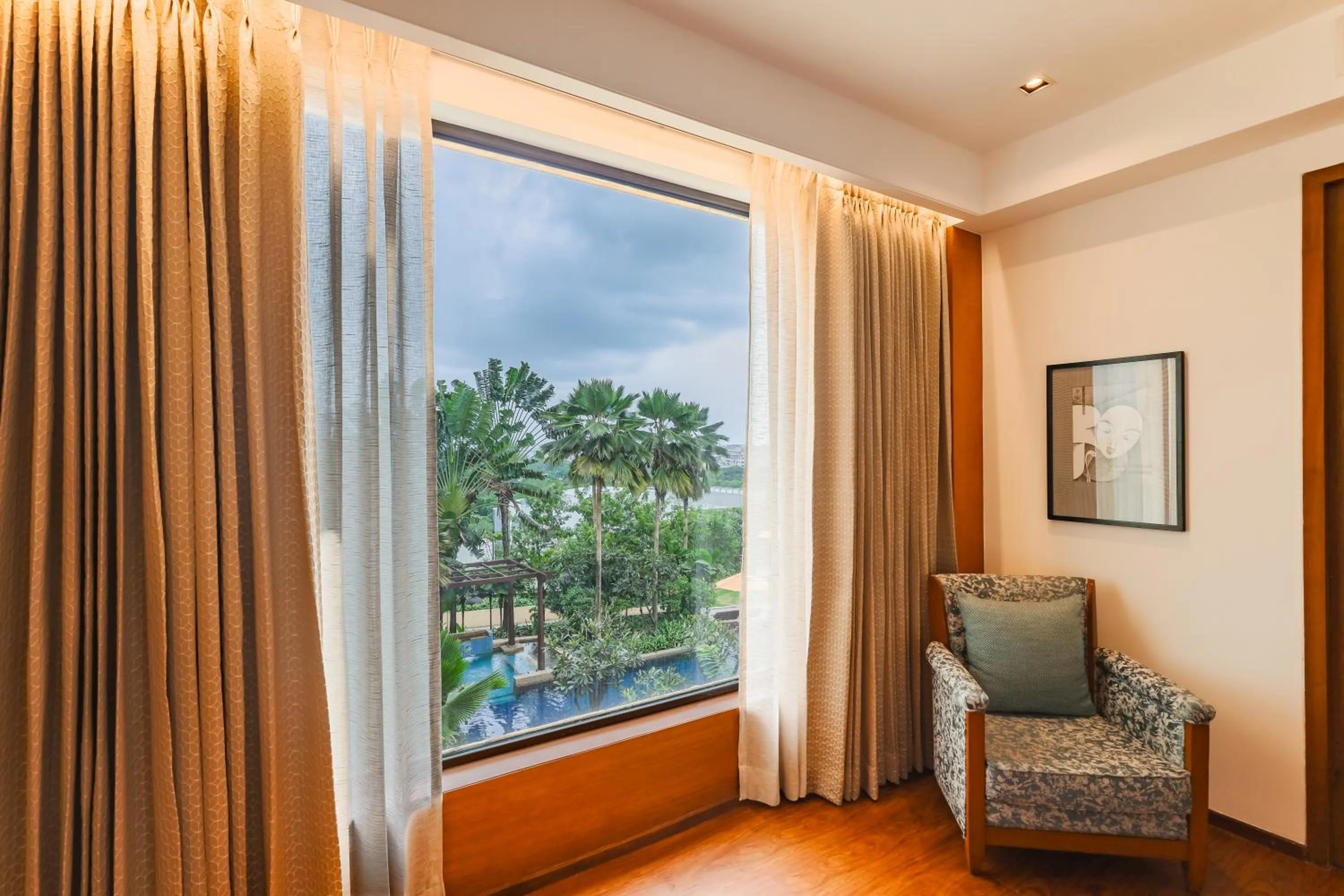 Seating area in Hyatt Pune