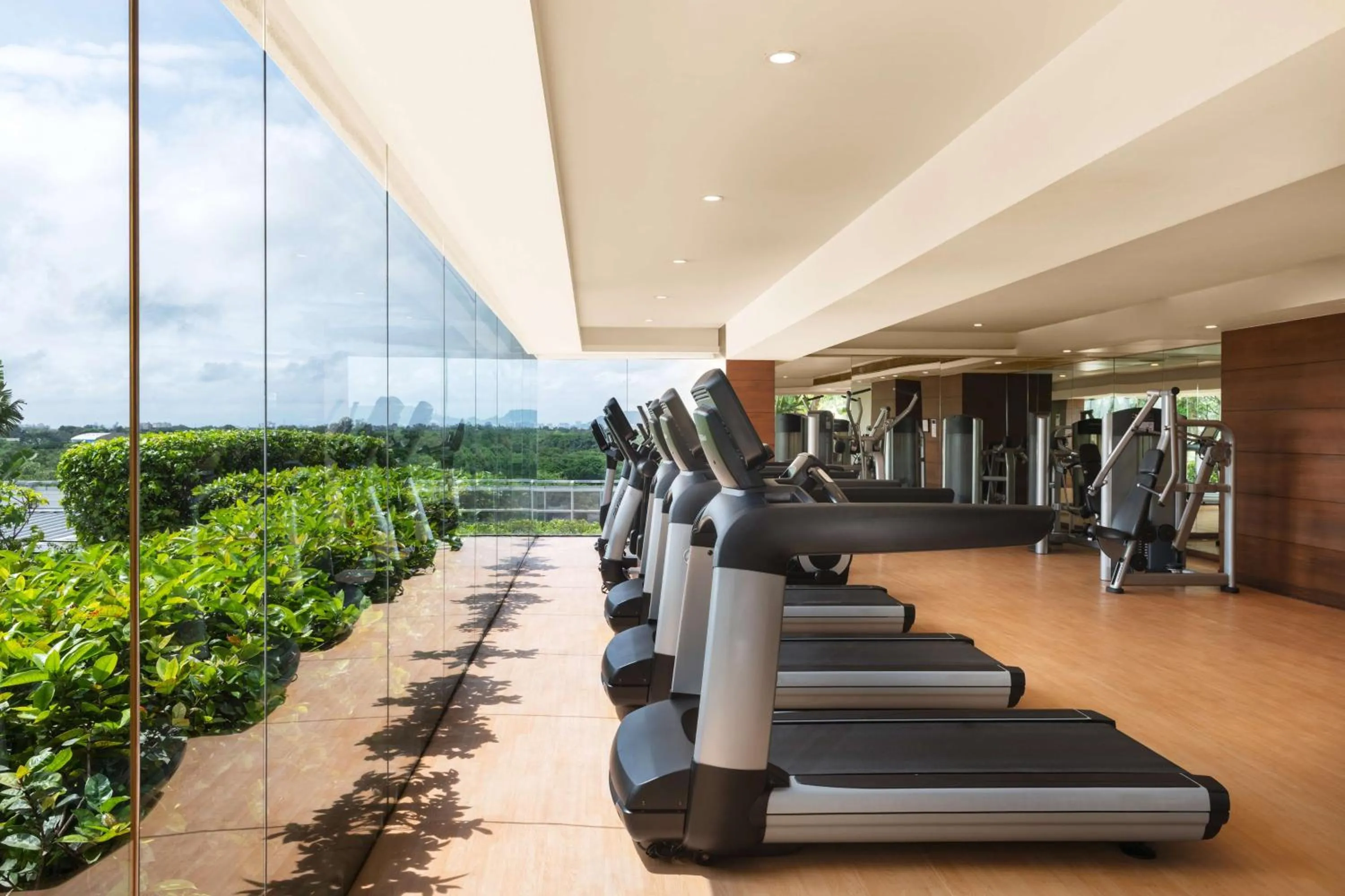 Fitness centre/facilities in Hyatt Pune