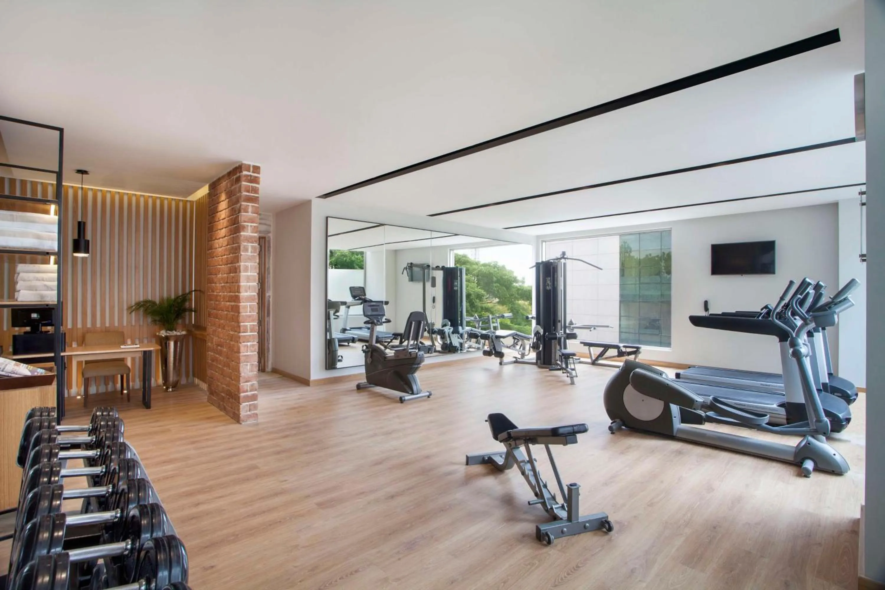 Fitness centre/facilities in Hyatt Centric MG Road Bangalore