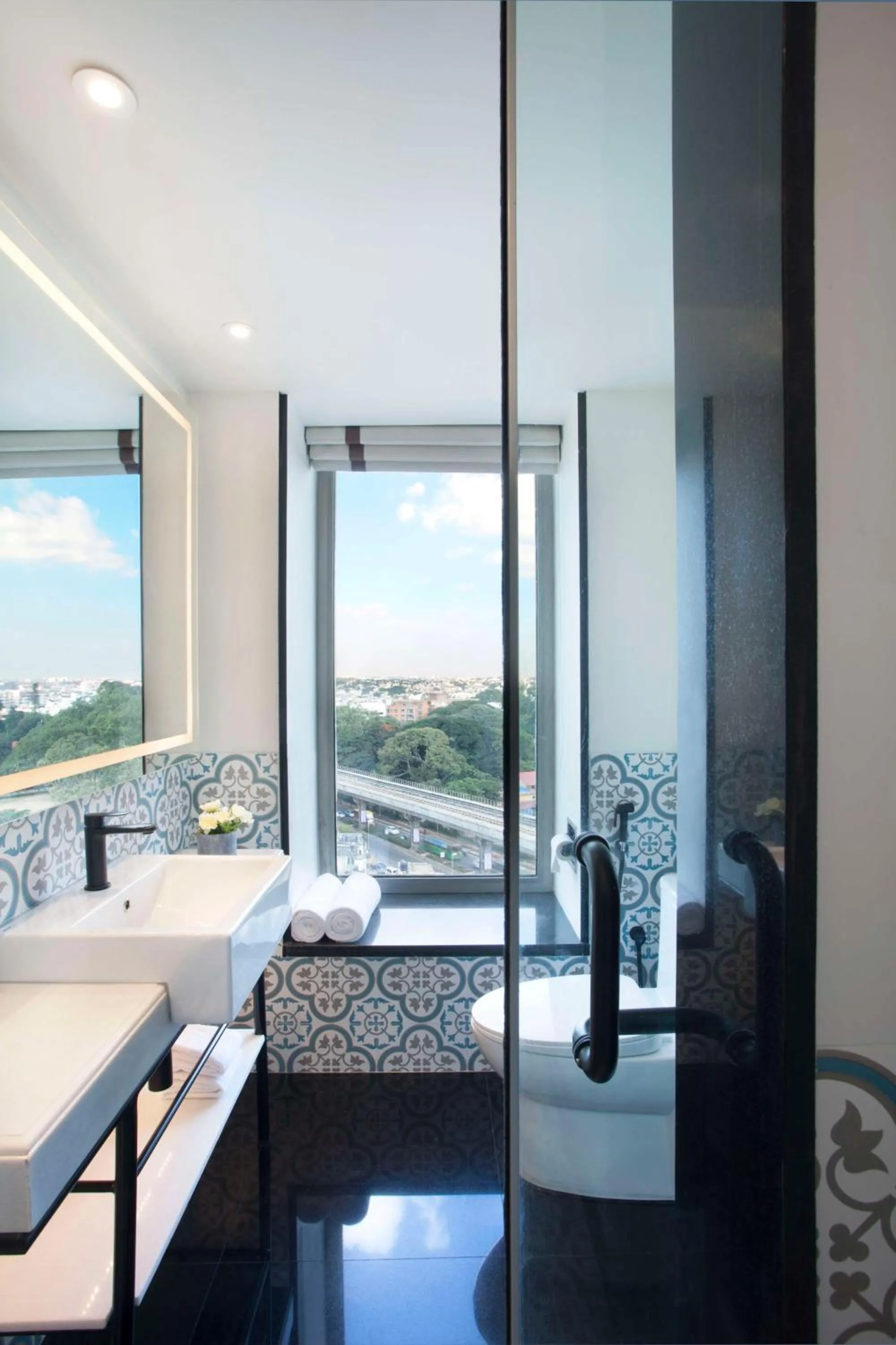 Bathroom in Hyatt Centric MG Road Bangalore