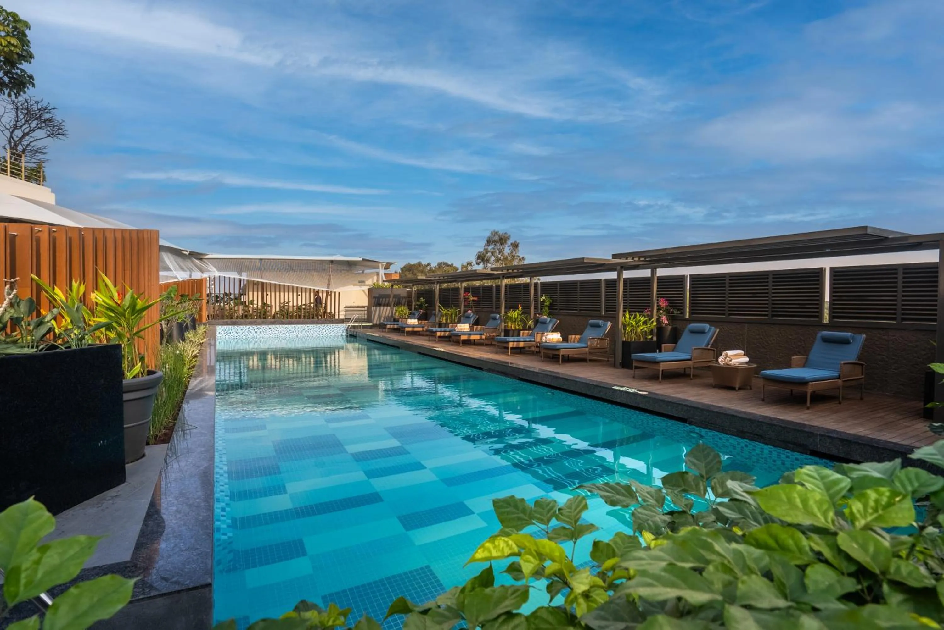 Swimming pool in Hyatt Centric MG Road Bangalore
