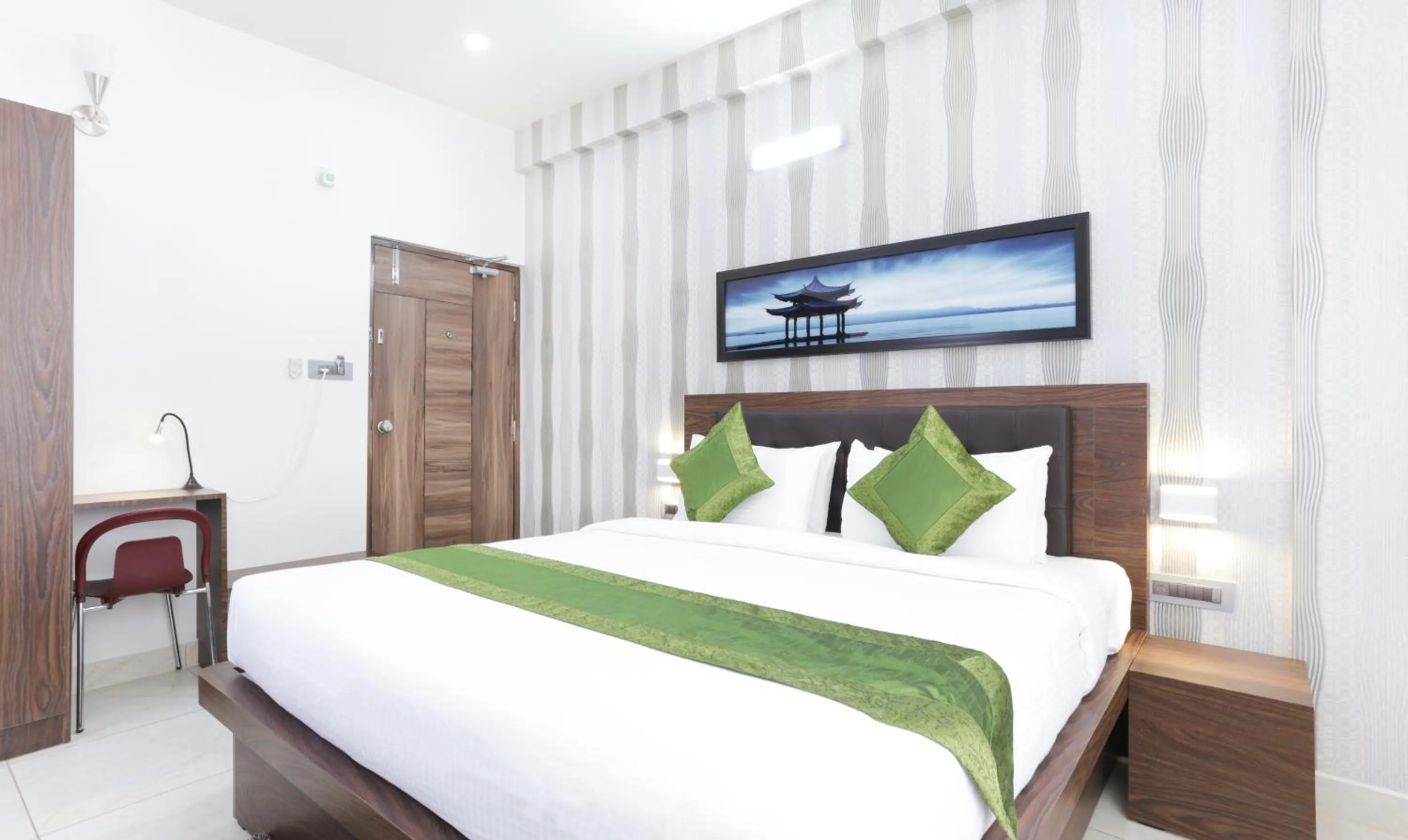 Bedroom, Bed in Treebo Sandpipers Kushalnagar