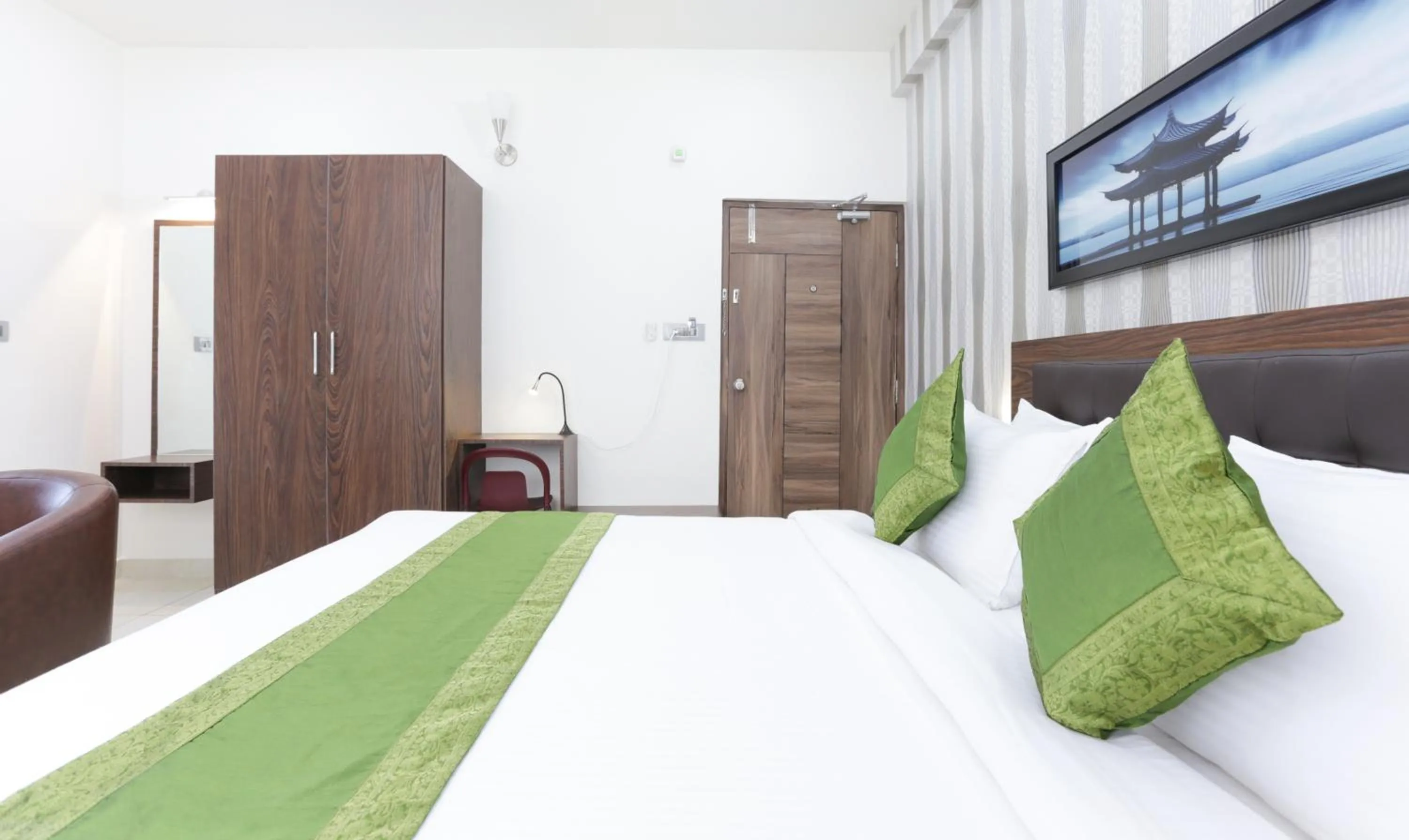 Bedroom, Bed in Treebo Sandpipers Kushalnagar