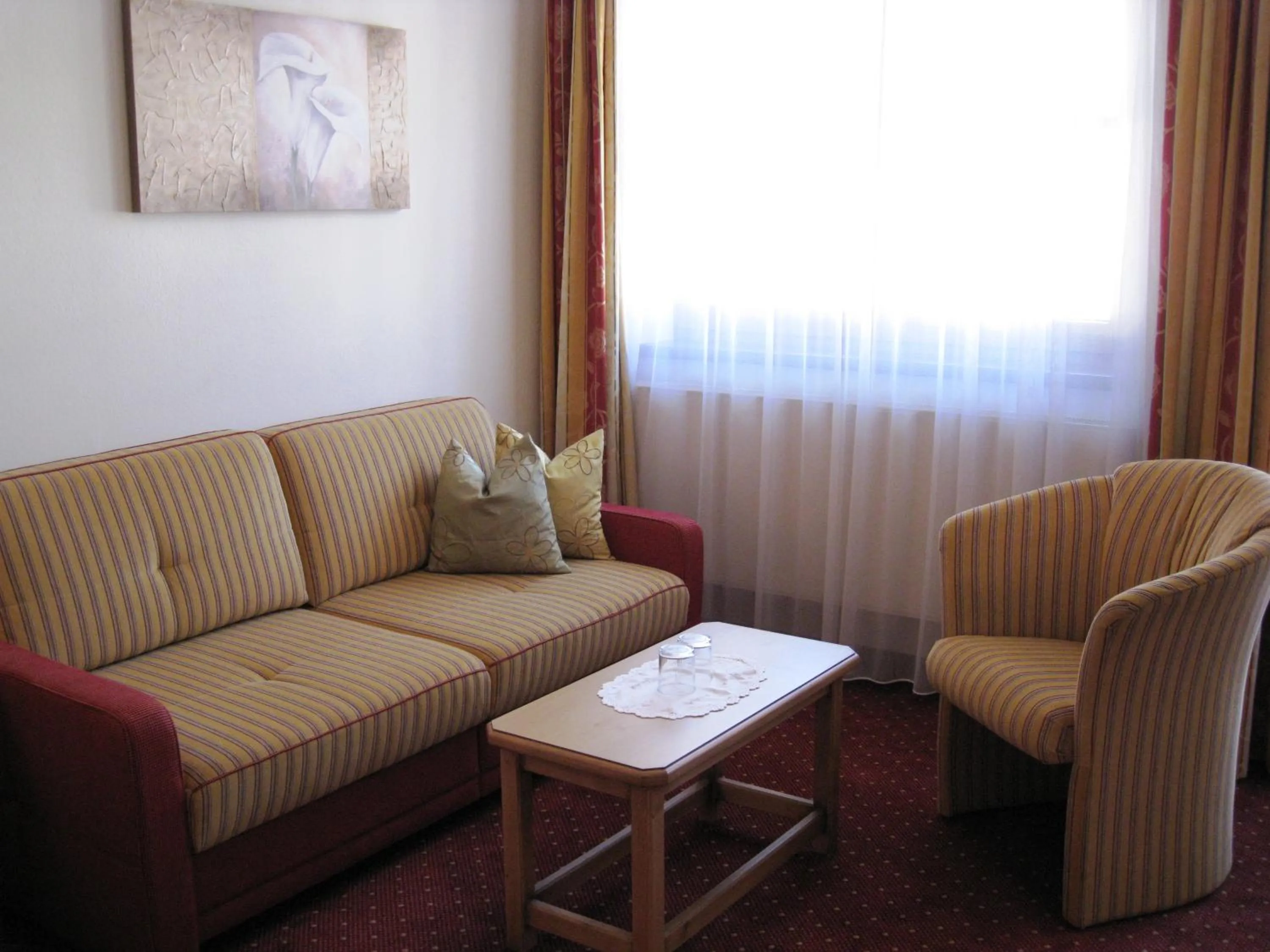 Seating area in Apart Hotel Garni Strasser