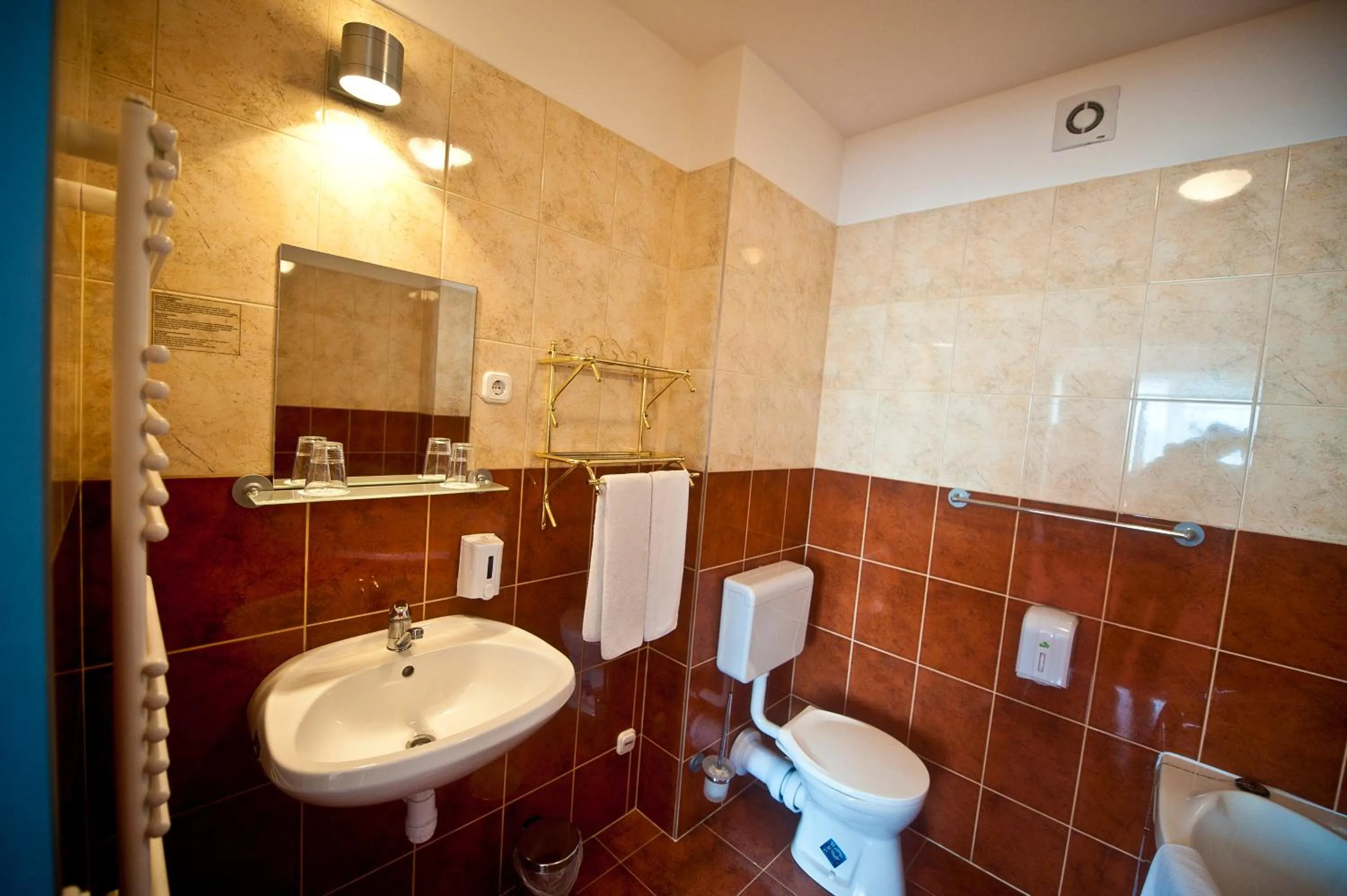 Toilet in Canada Hotel Budapest