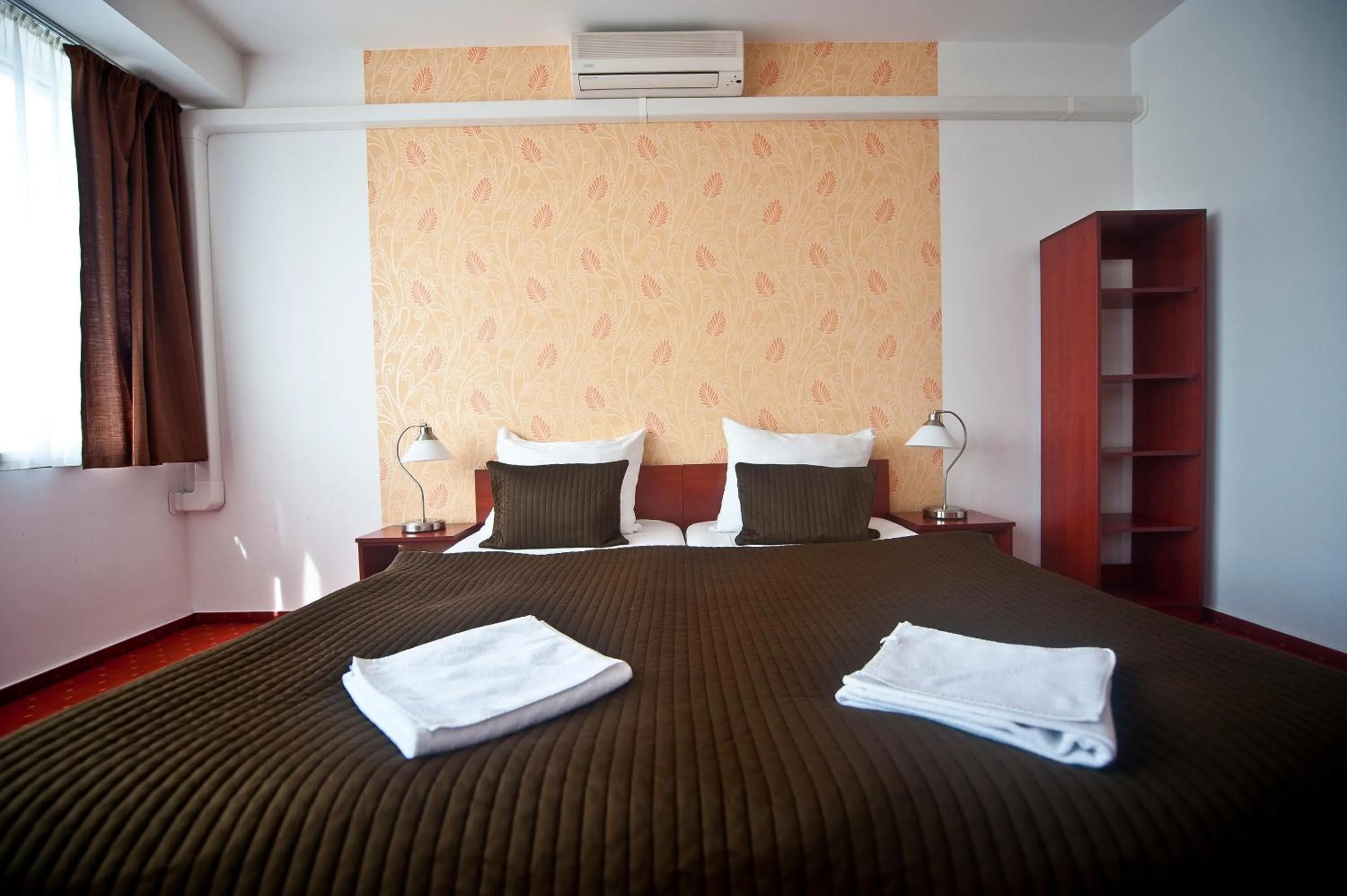 Decorative detail, Bed in Canada Hotel Budapest