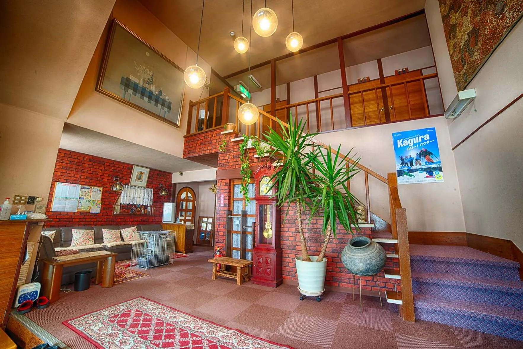 Lobby or reception in Kagura Mitsumata Cottage