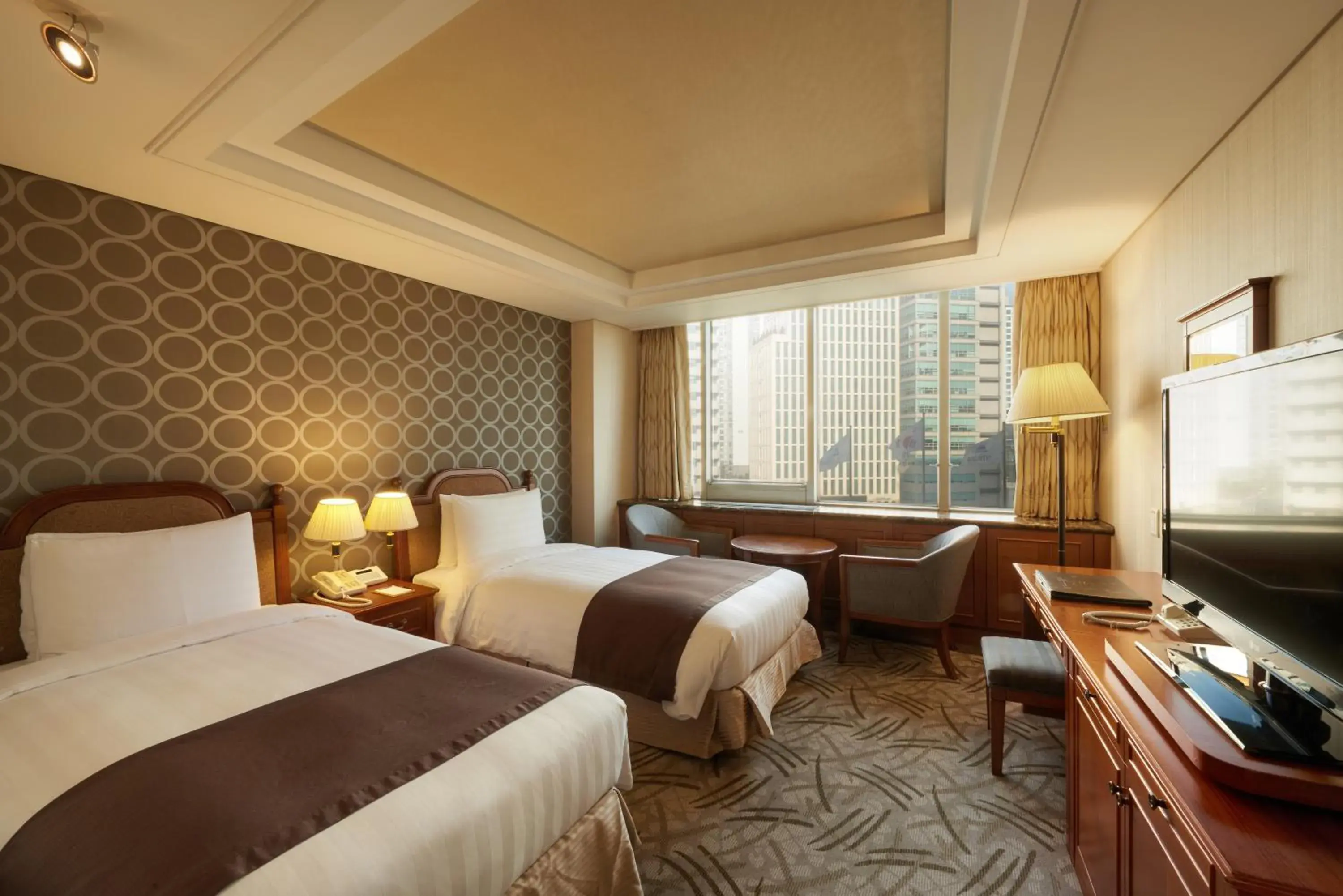 Deluxe Twin Room in Seoul Riviera Hotel Deluxe Twin Room in Seoul Riviera Hotel