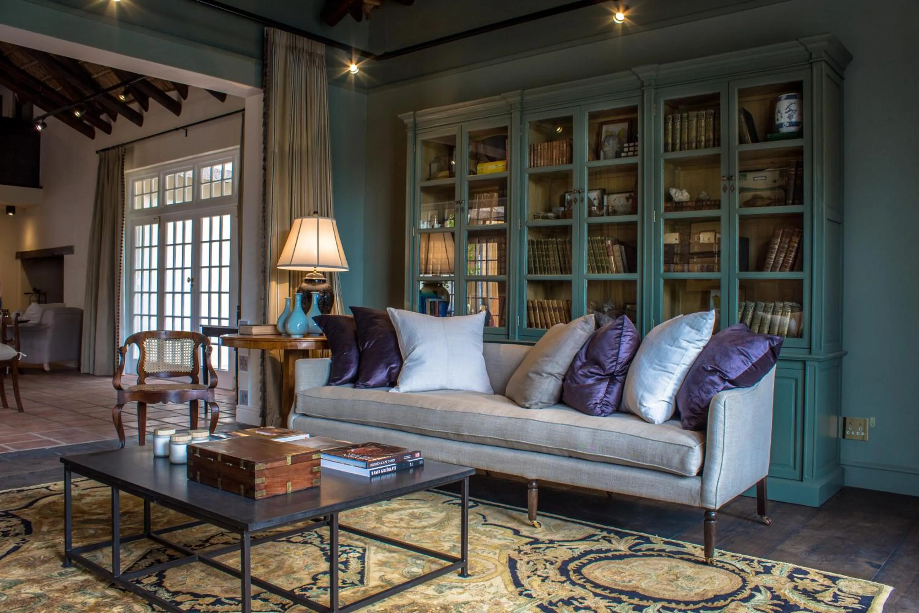 Living room in La Clé Lodge