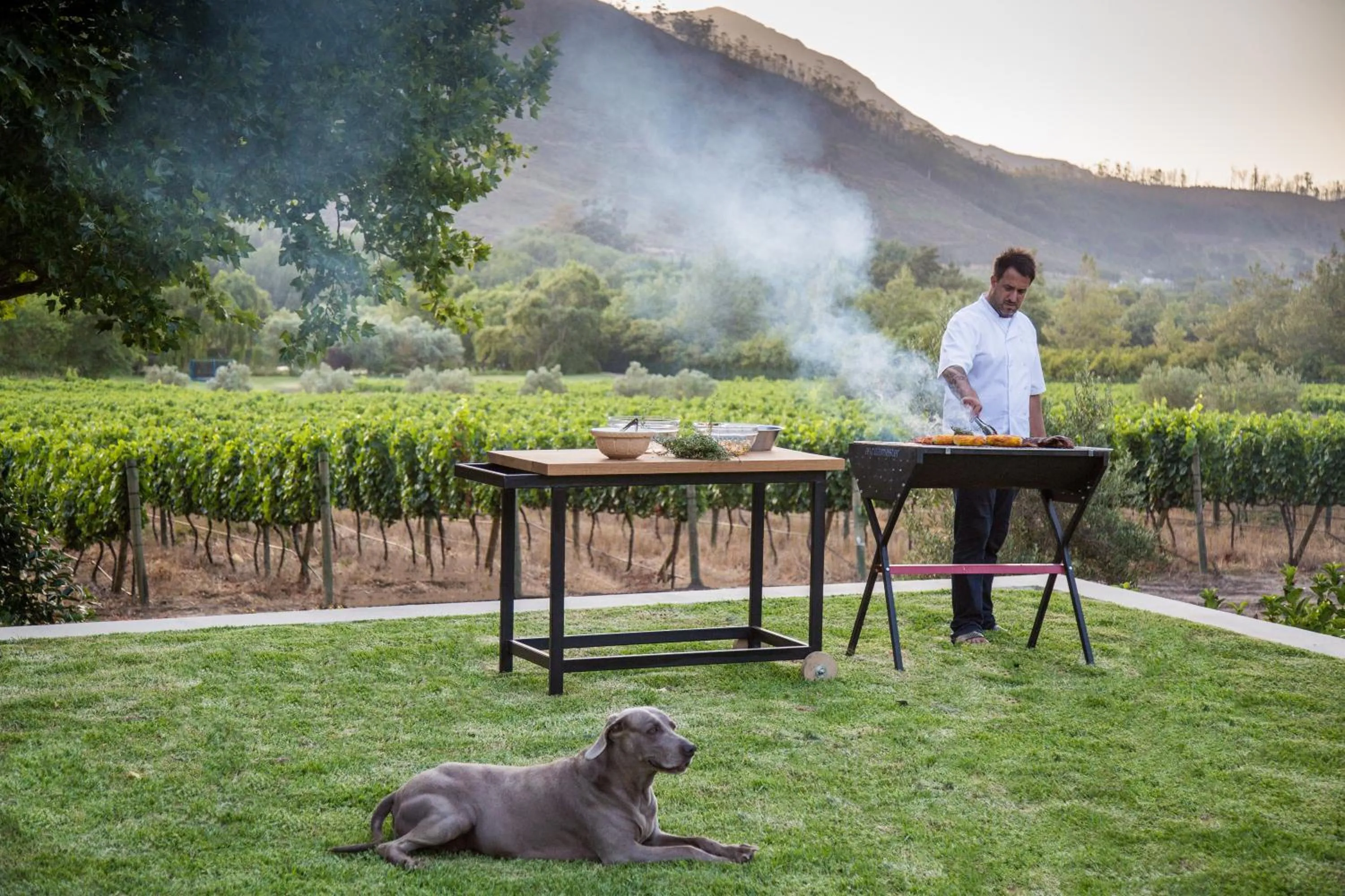 Garden in La Clé Lodge