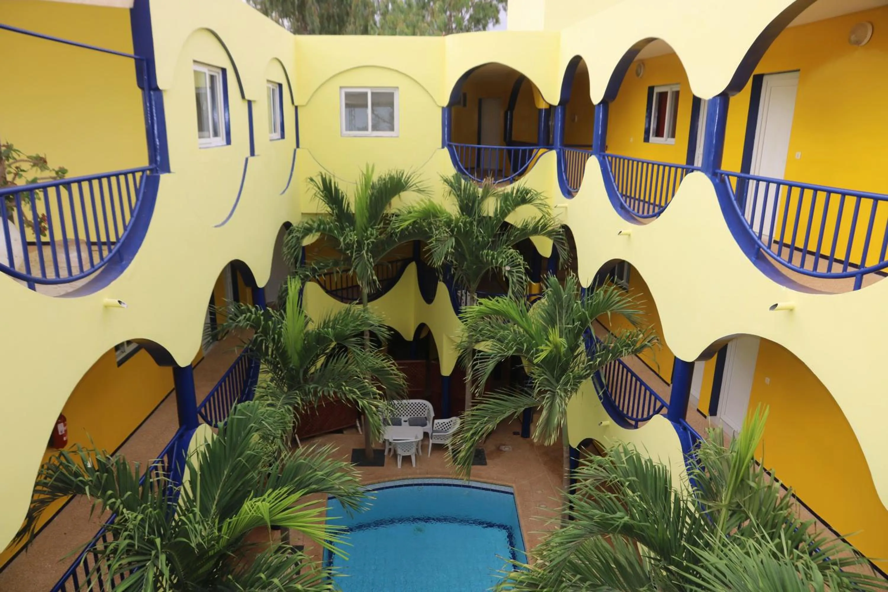 Pool view in Hacienda