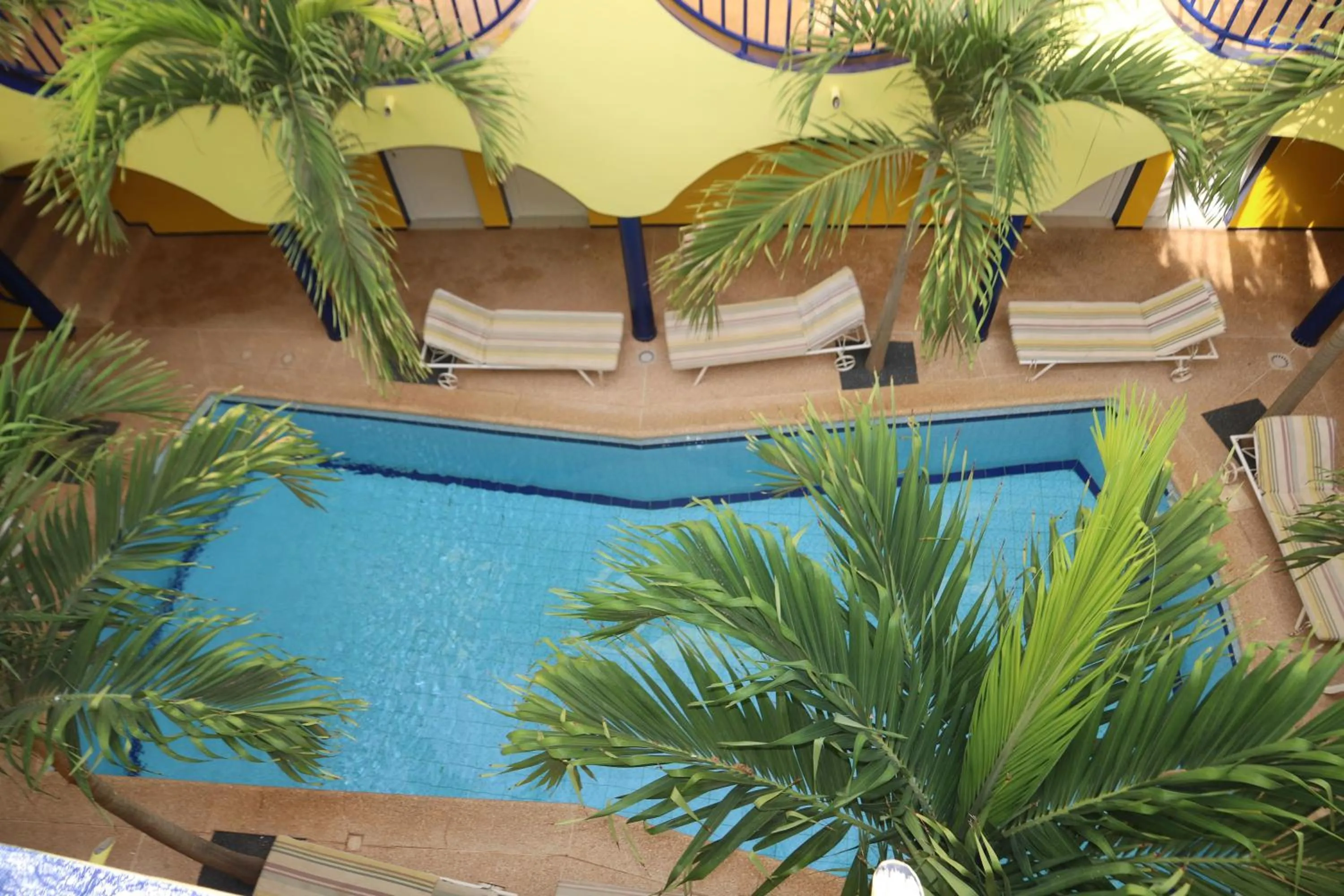 Pool view in Hacienda