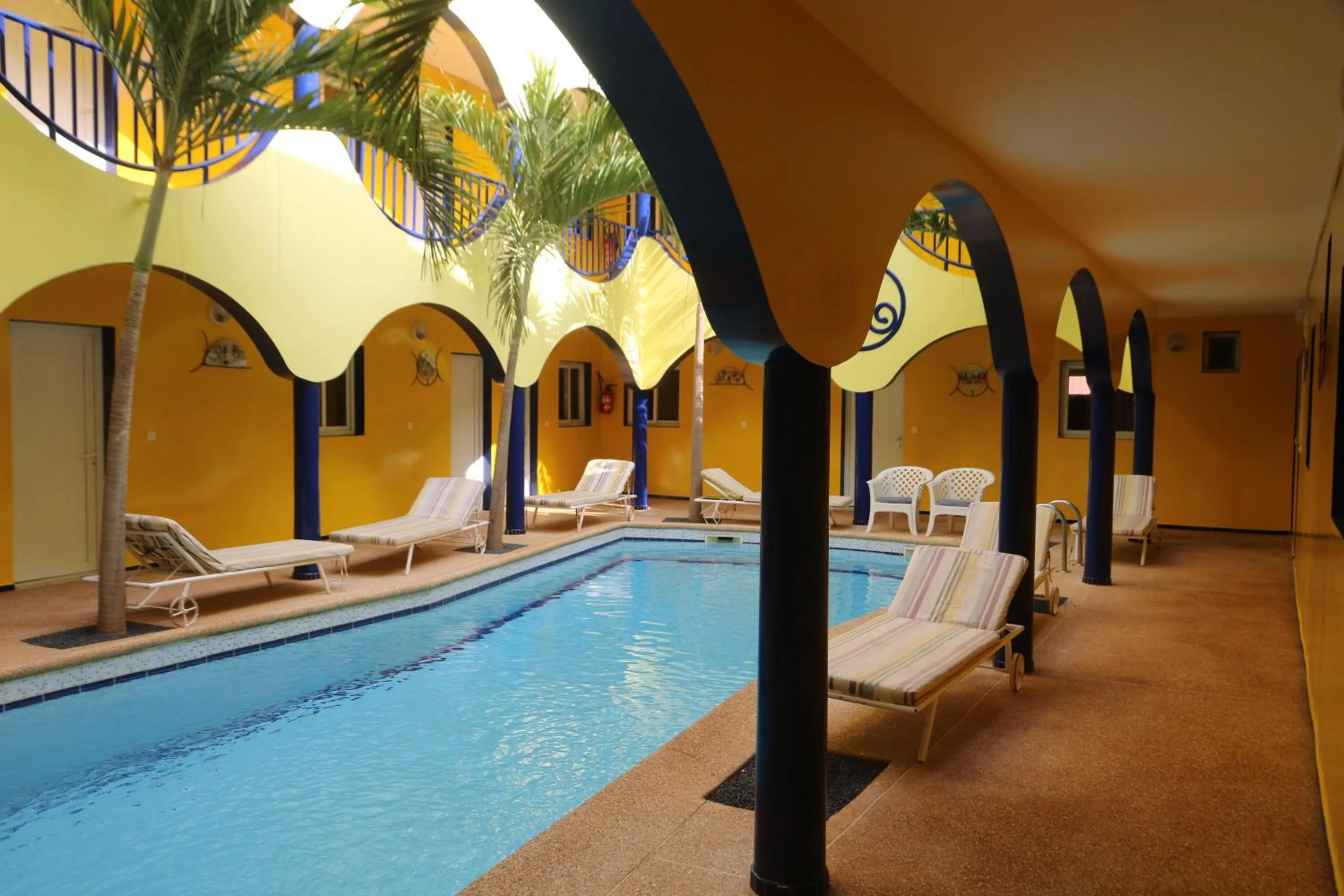 Pool view in Hacienda