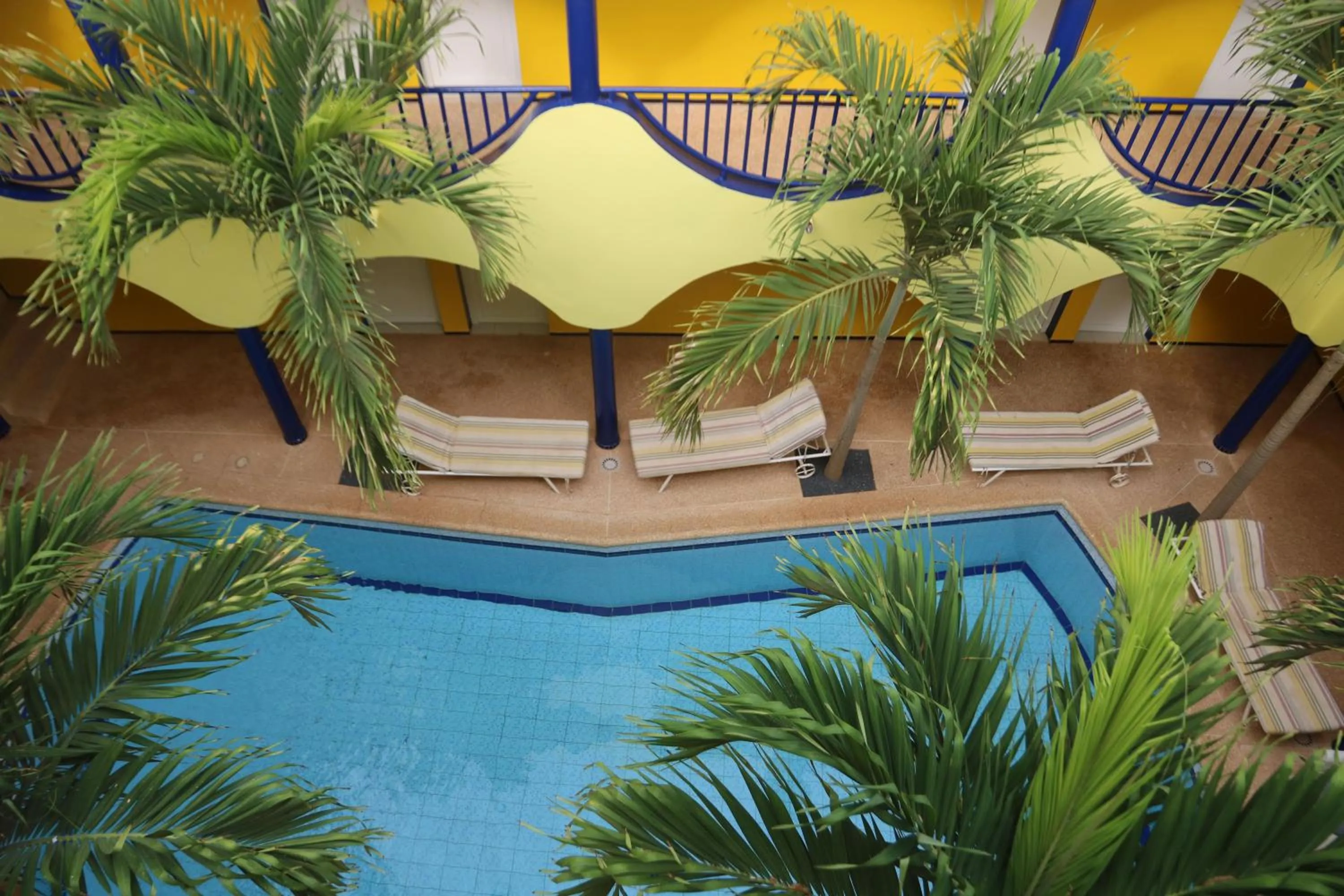 Pool view in Hacienda