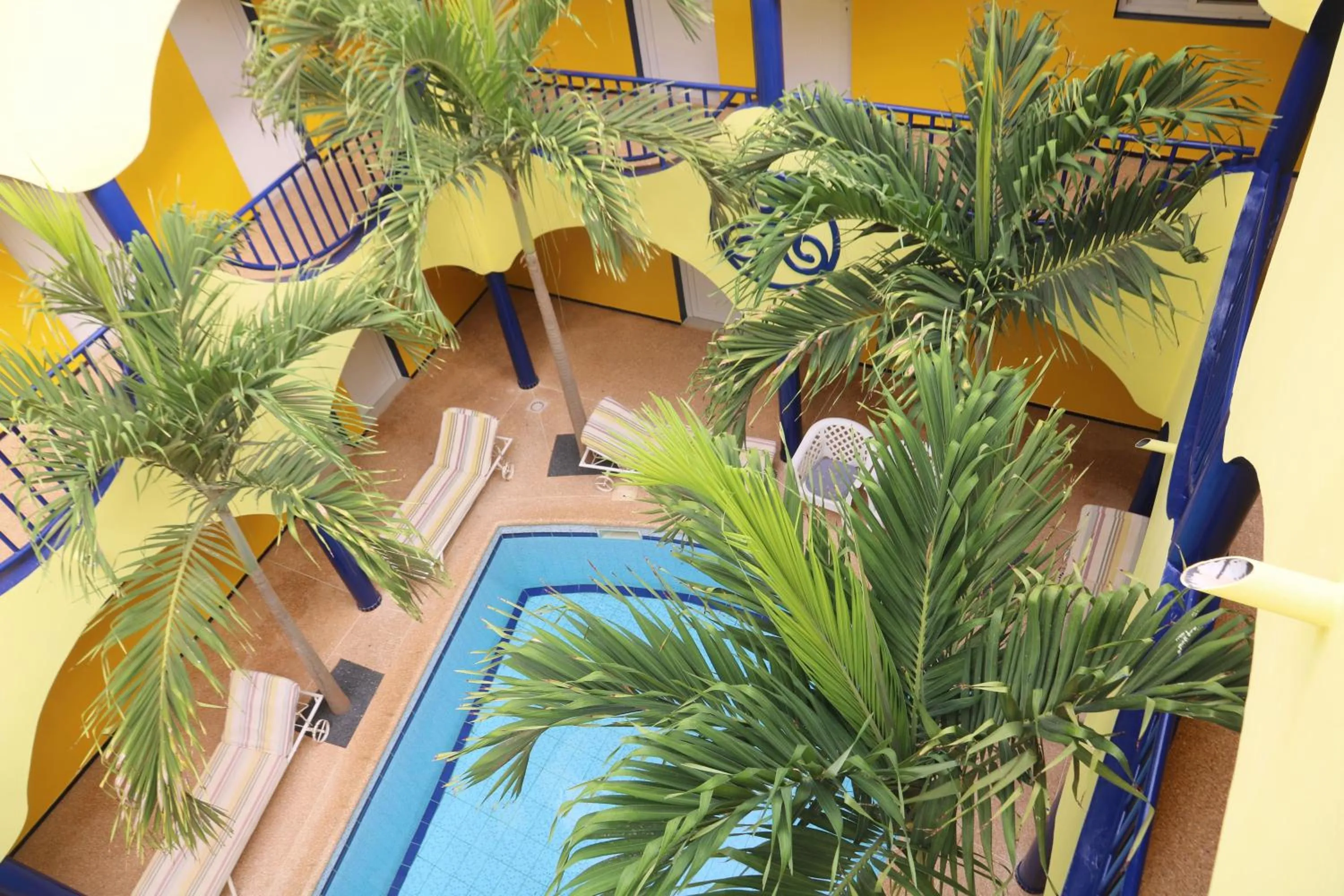 Pool view in Hacienda