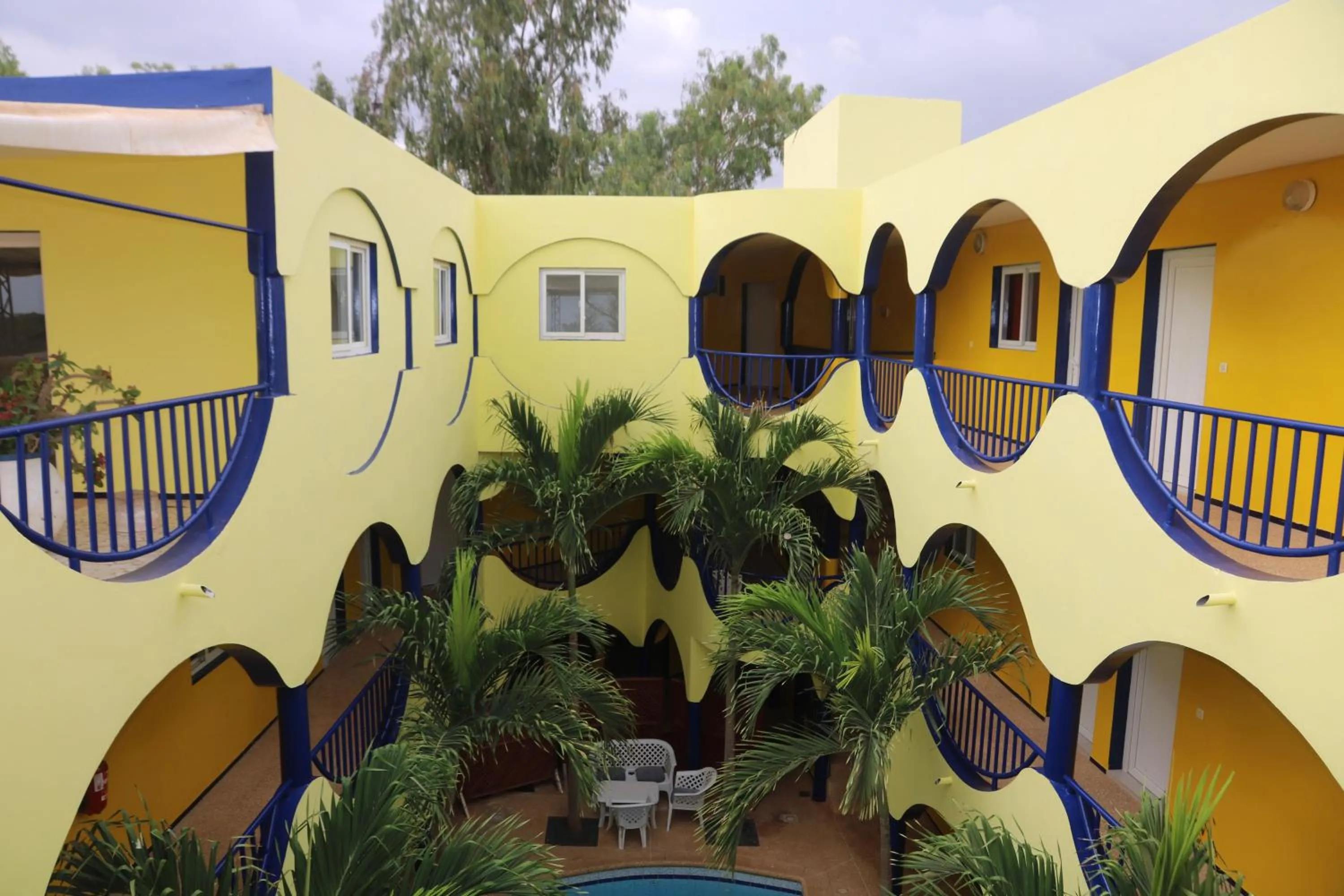Pool view in Hacienda