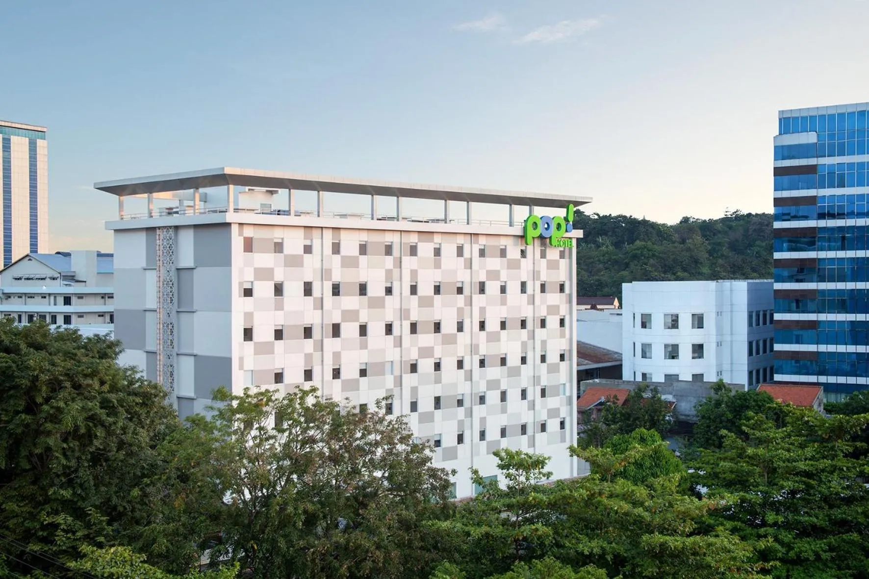 Bird's eye view in POP! Hotel Pemuda Semarang