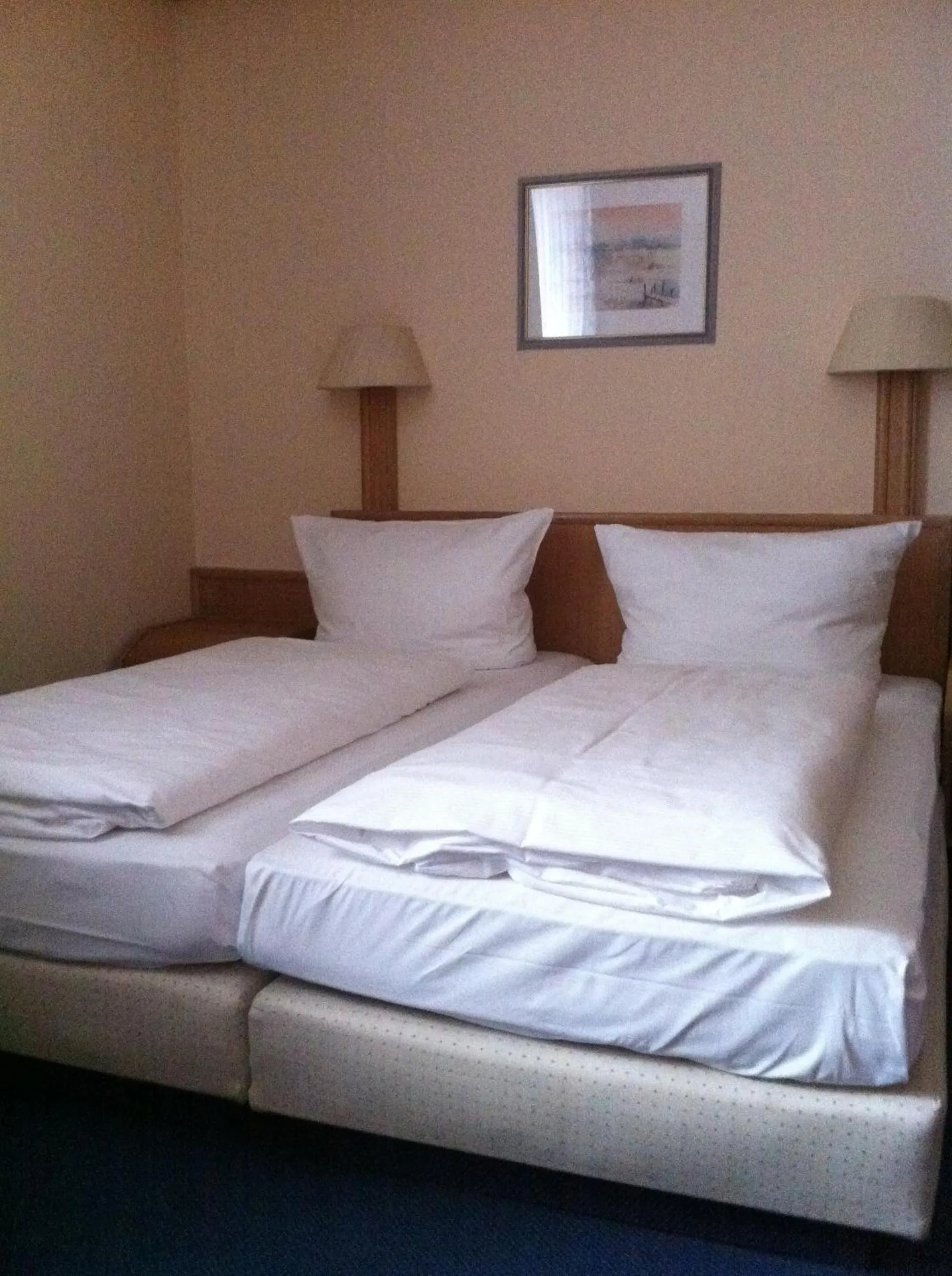 Bed in Hotel Gerber