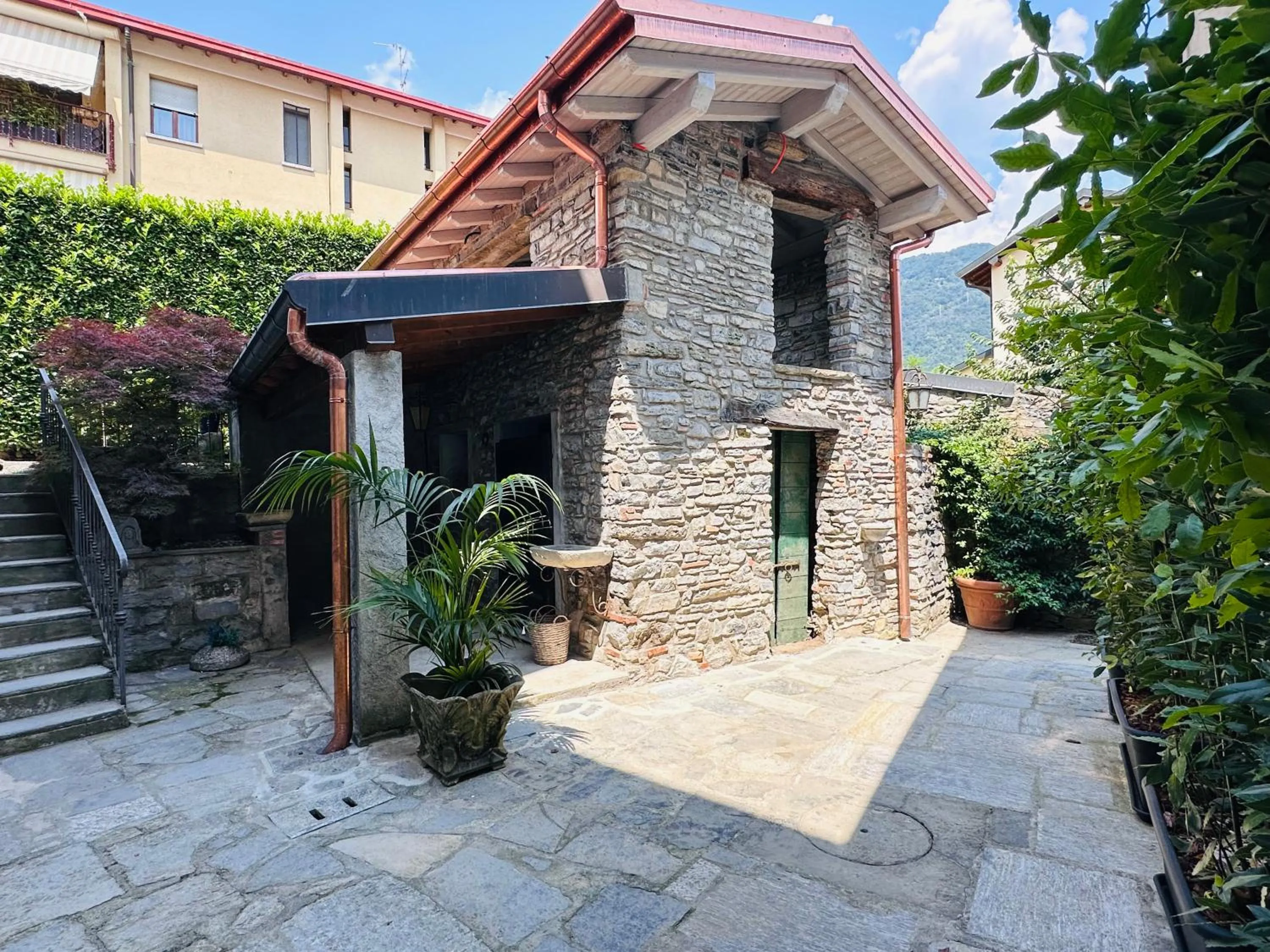 Inner courtyard view in Hotel Ristorante San Giuseppe