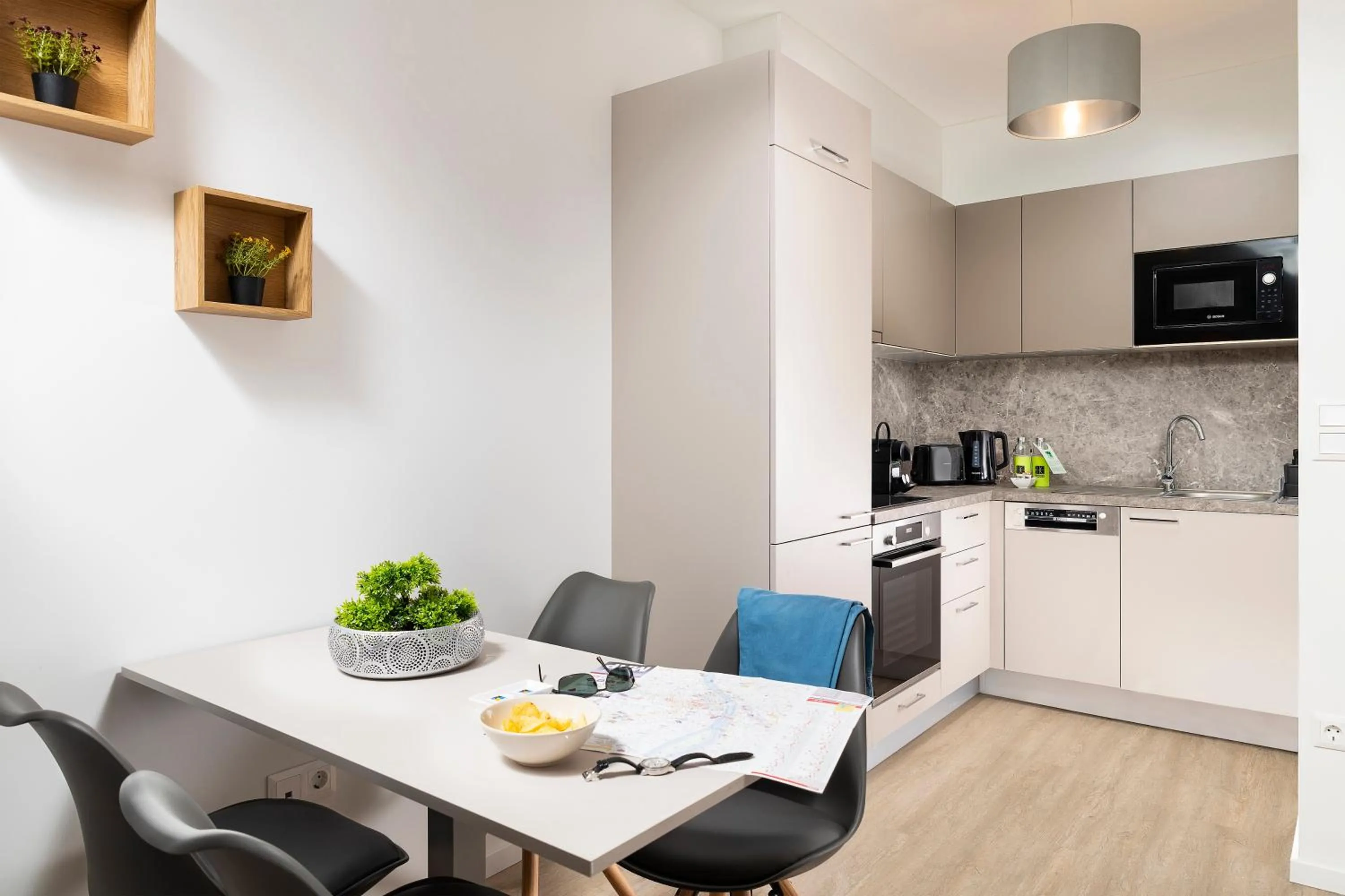 Kitchen or kitchenette in Bo18 Hotel Superior