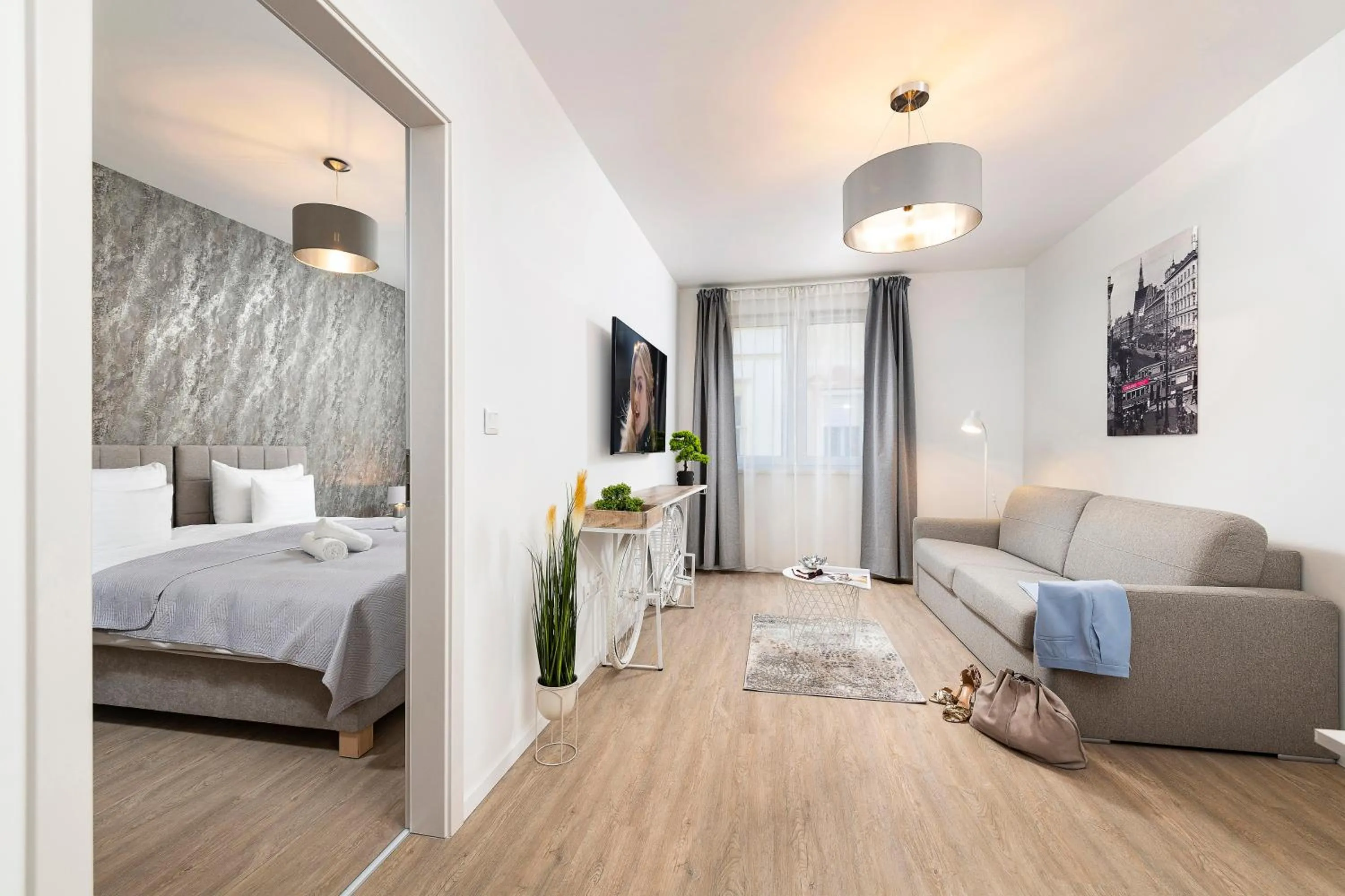 Living room, Bed in Bo18 Hotel Superior