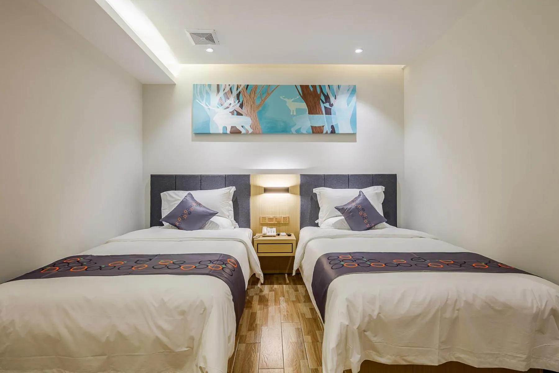 Bed in Yimi Inn Changdi Damalu Branch