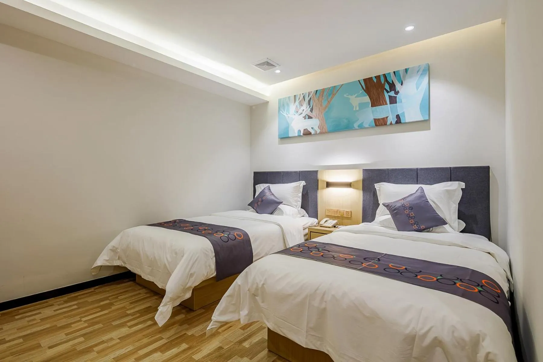 Bed in Yimi Inn Changdi Damalu Branch