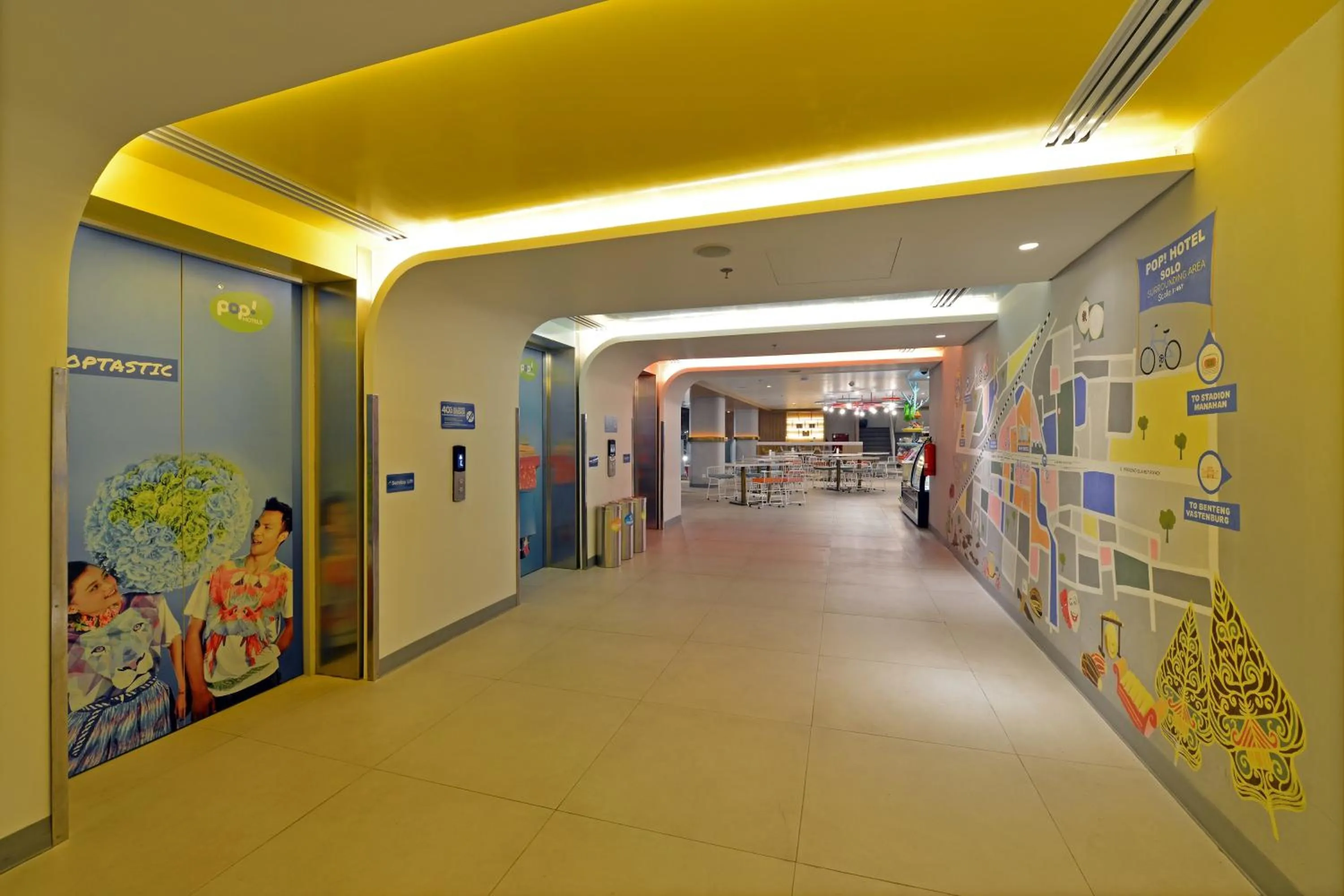 Lobby or reception in POP! Hotel Solo