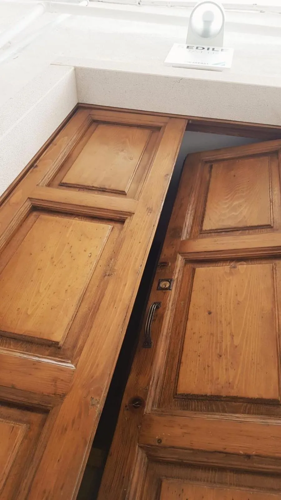 Facade/entrance in B&b Sedilequattro