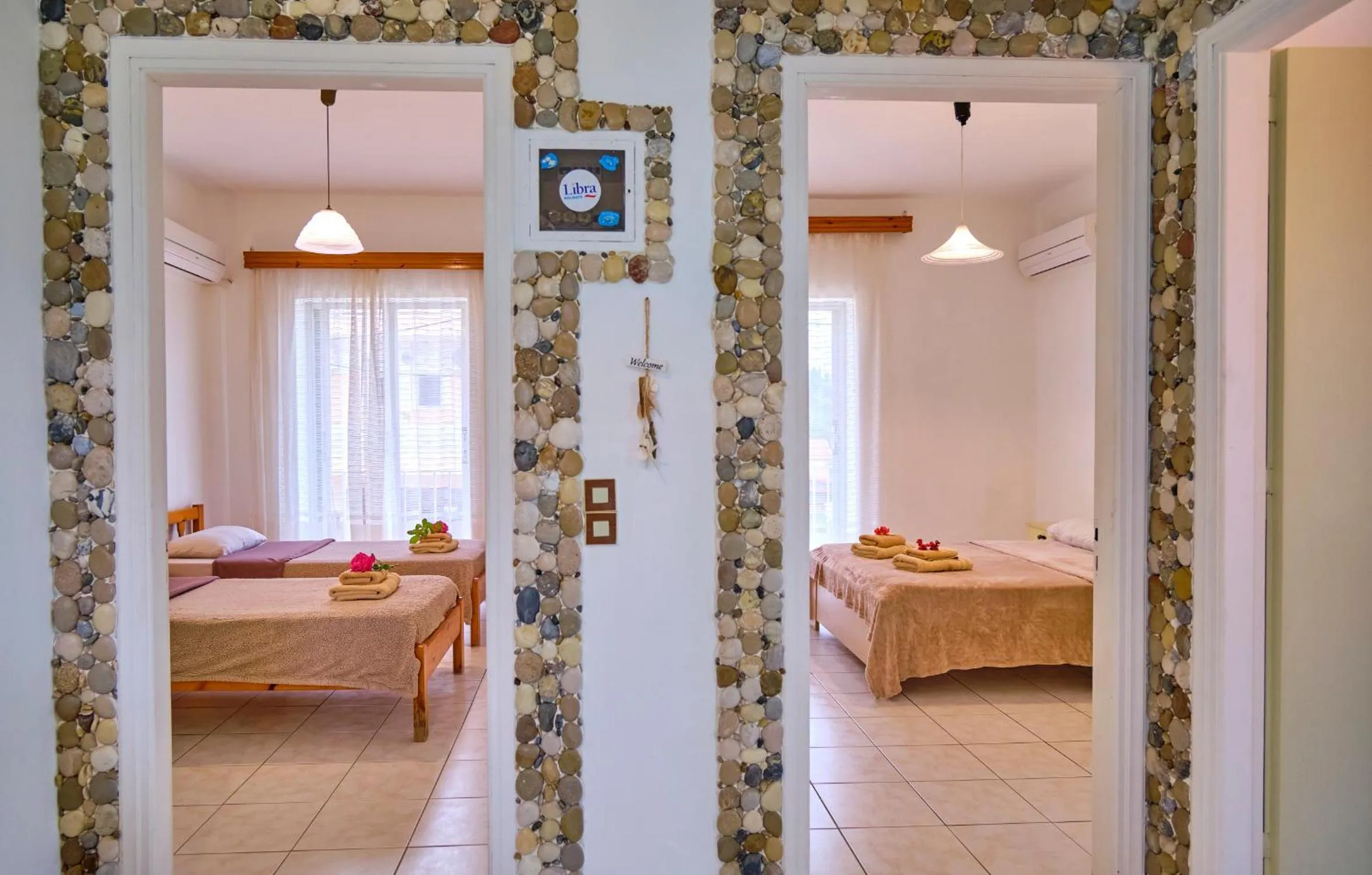 Bed in Maro Apartments Arillas Corfu