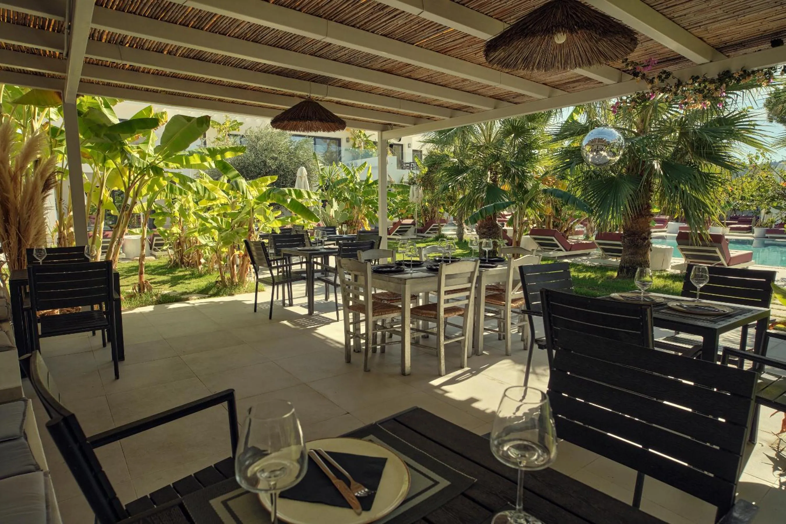 Patio in Maro Apartments Arillas Corfu