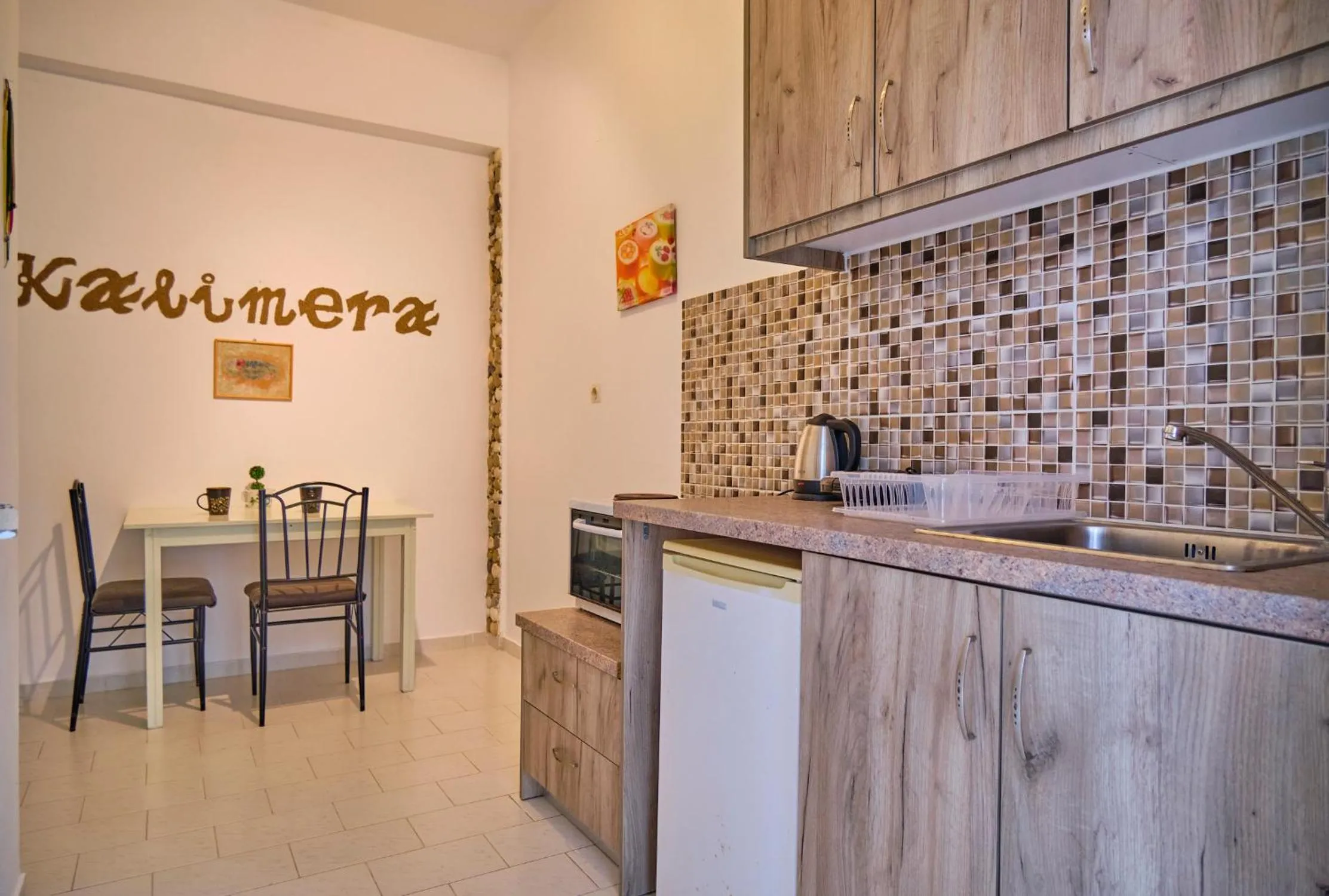 Kitchen or kitchenette in Maro Apartments Arillas Corfu