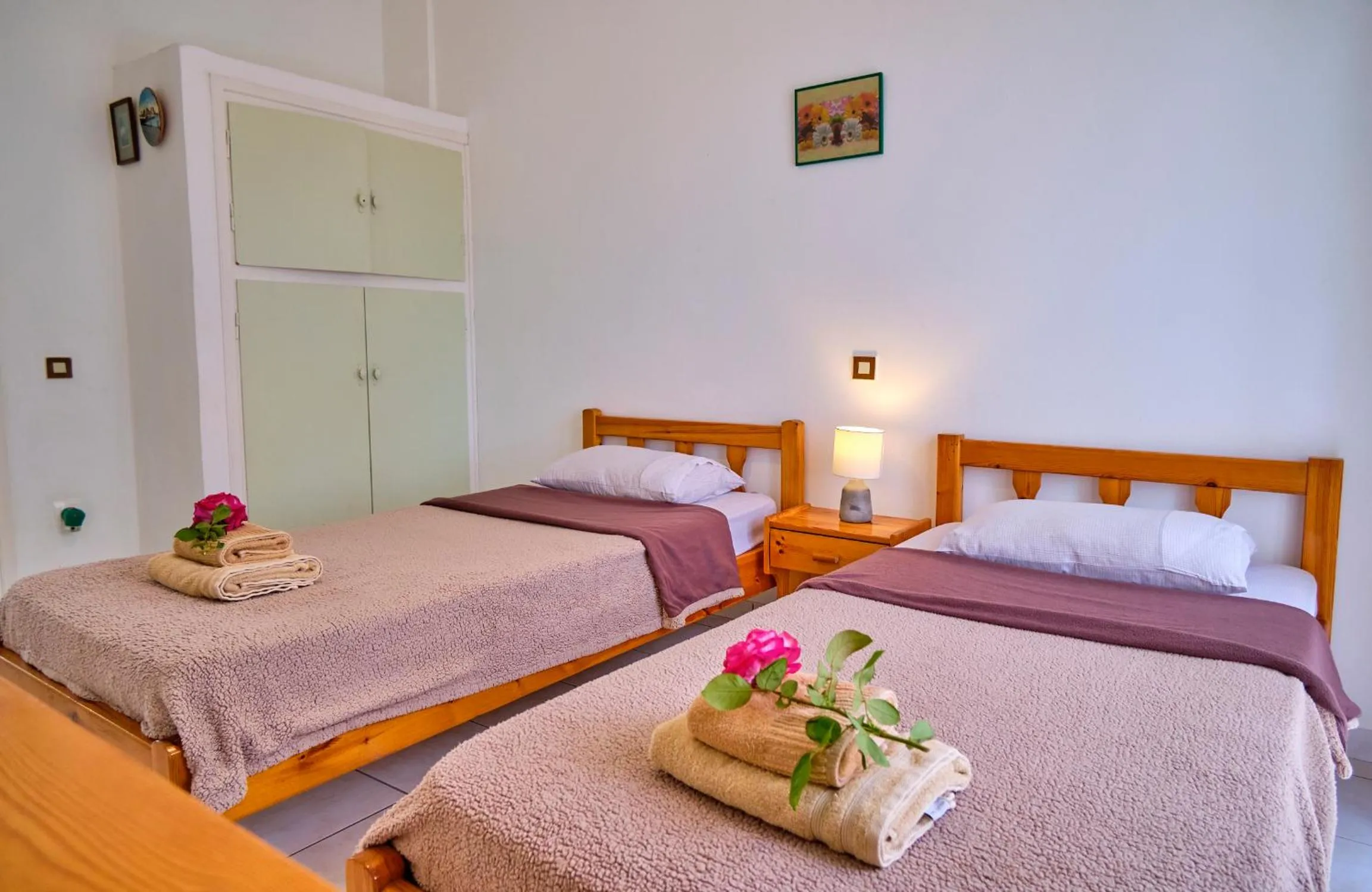 Bed in Maro Apartments Arillas Corfu