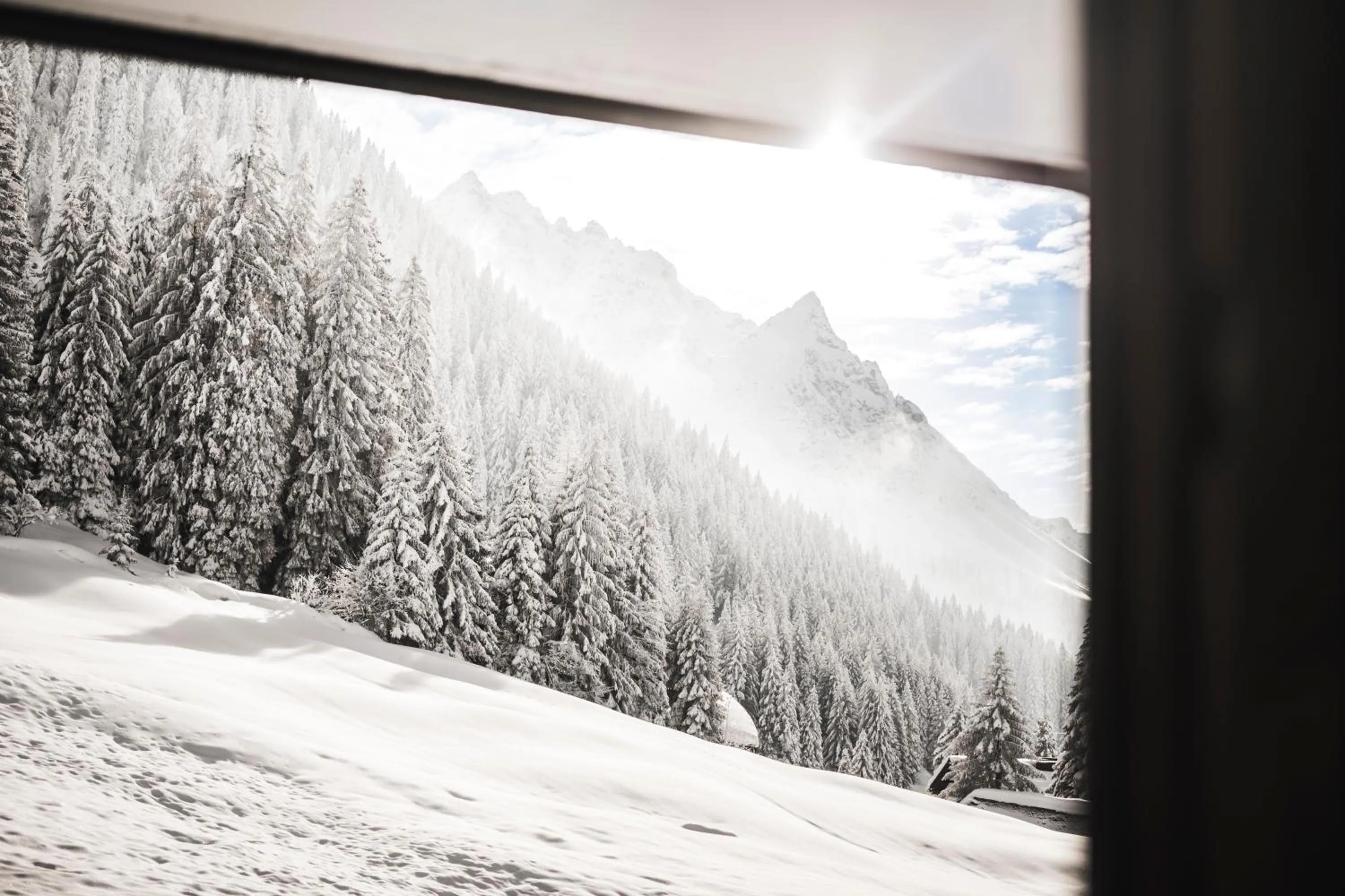 View (from property/room) in Sporthotel Bachmann