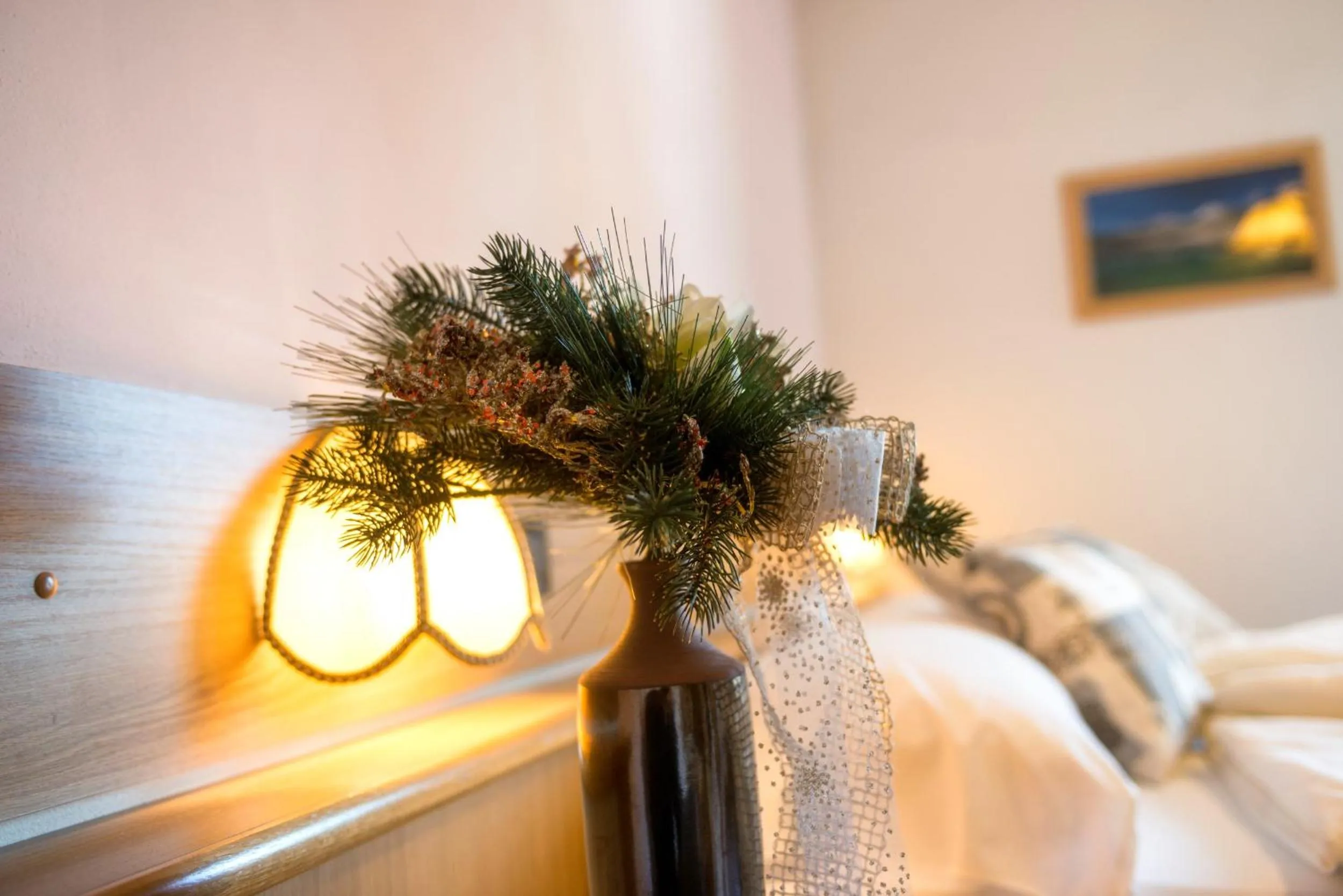 Decorative detail, Bed in Hotel Canada