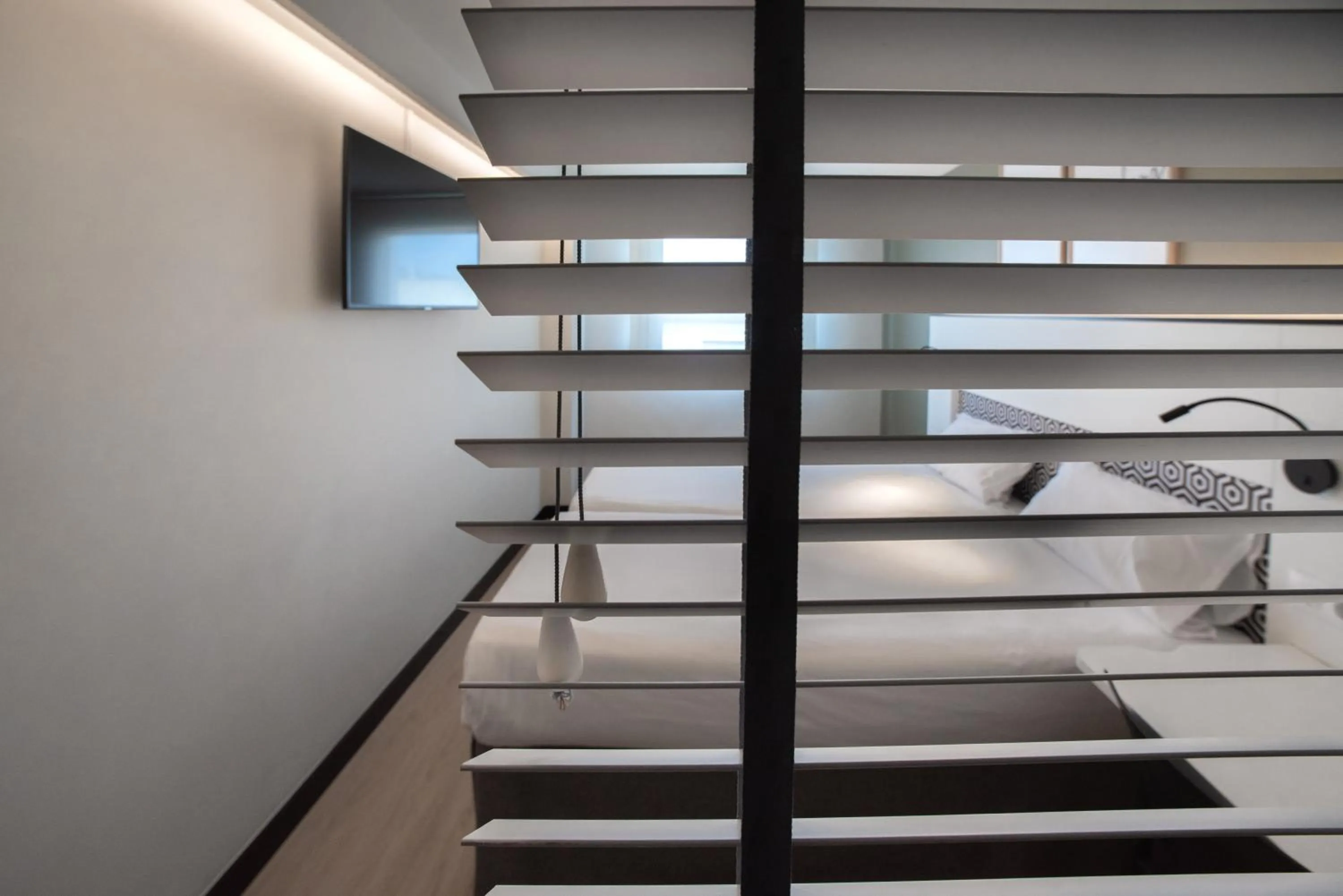 Bedroom, Bed in Hotel Bed4U Pamplona