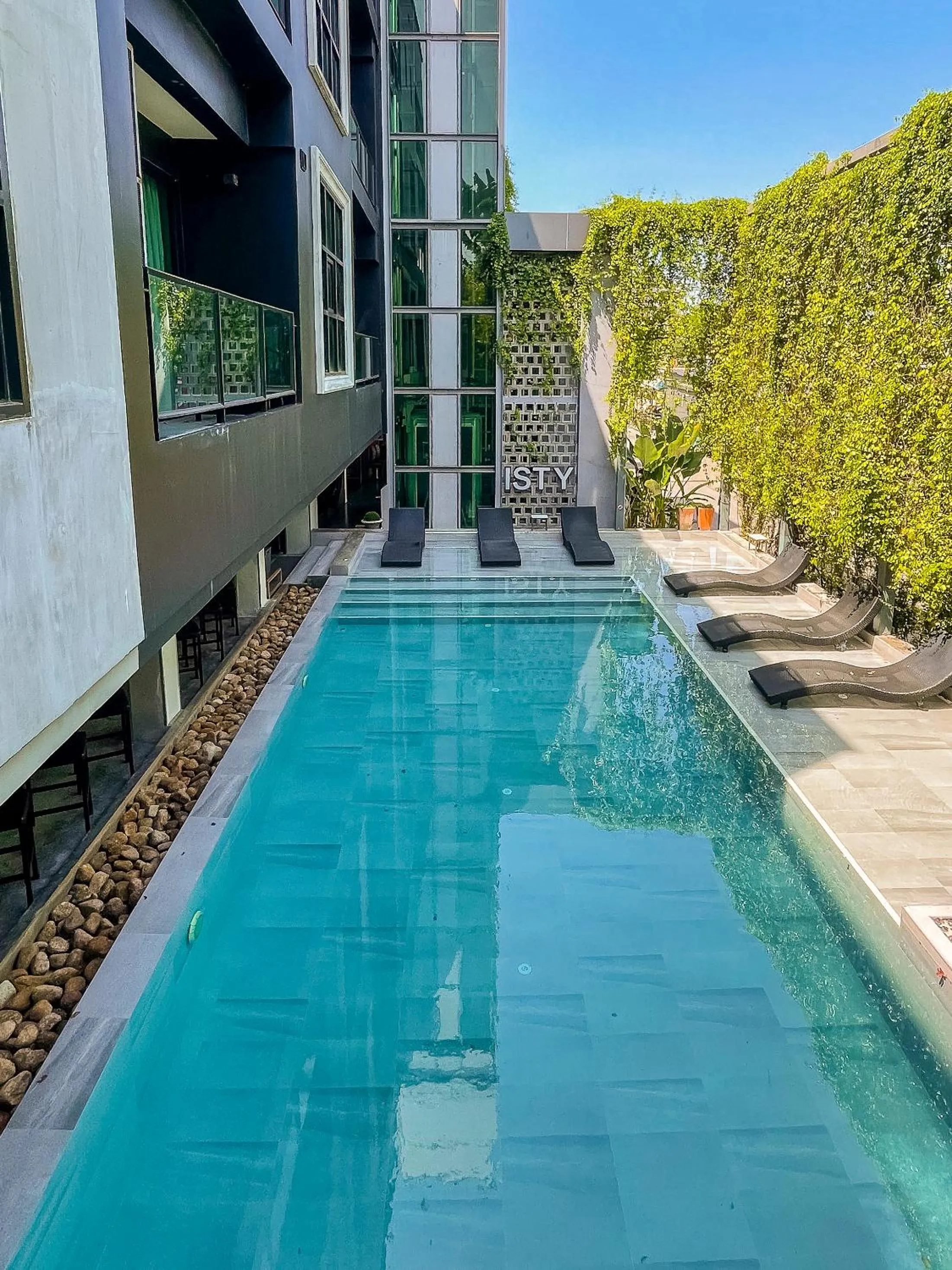 Swimming pool in ISTY Design Hotel