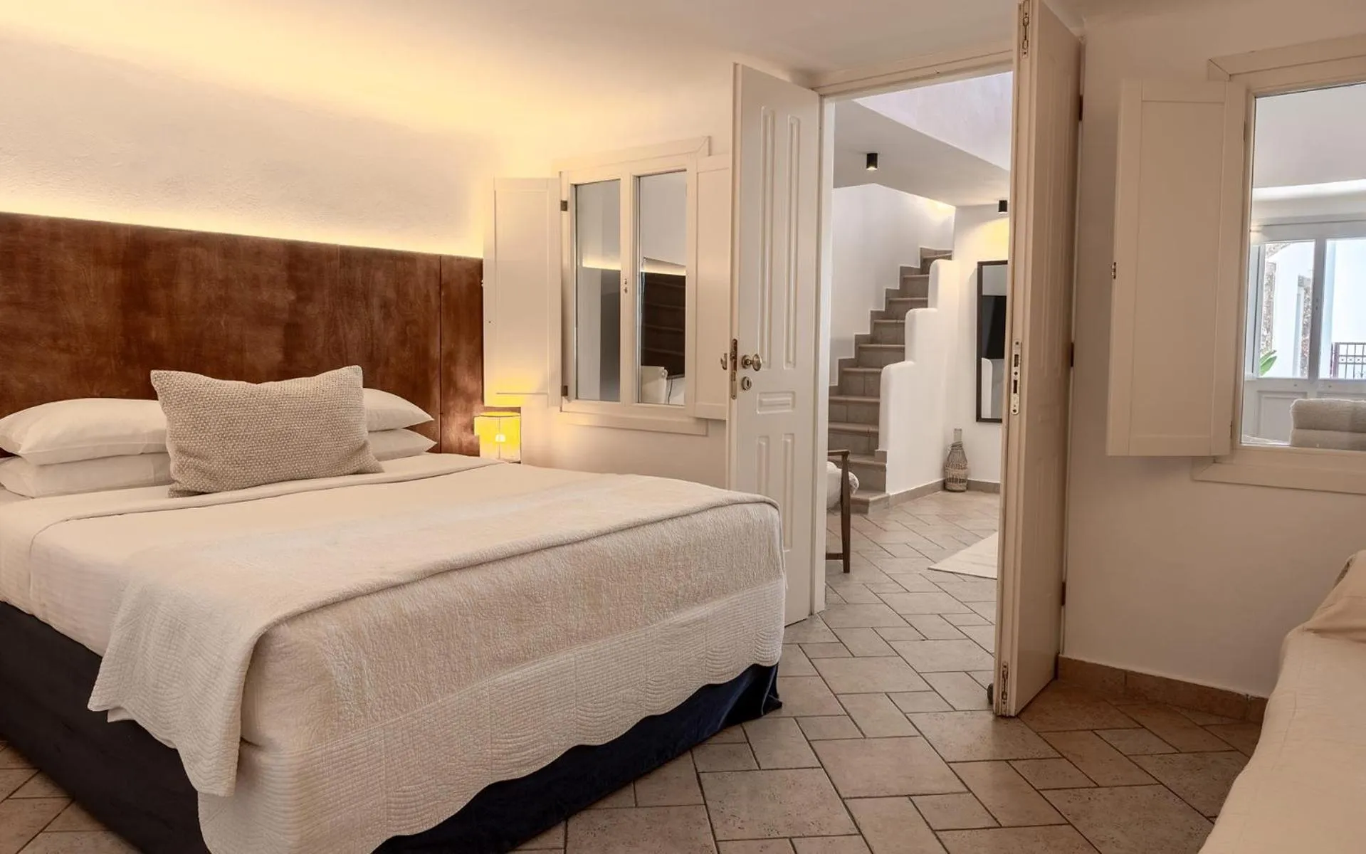 Bed in Mirabo Villas