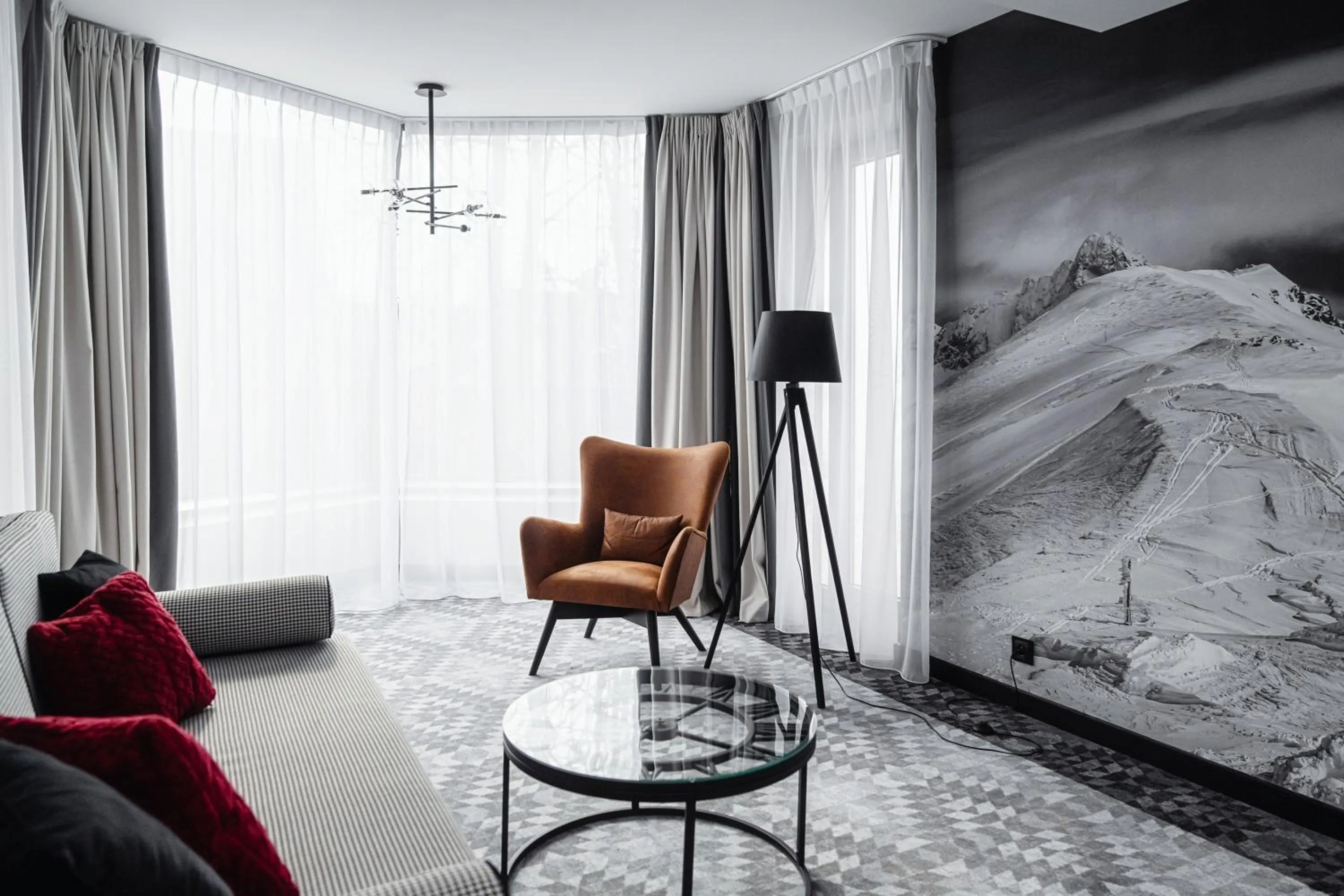 Seating area in Rysy Boutique Hotel