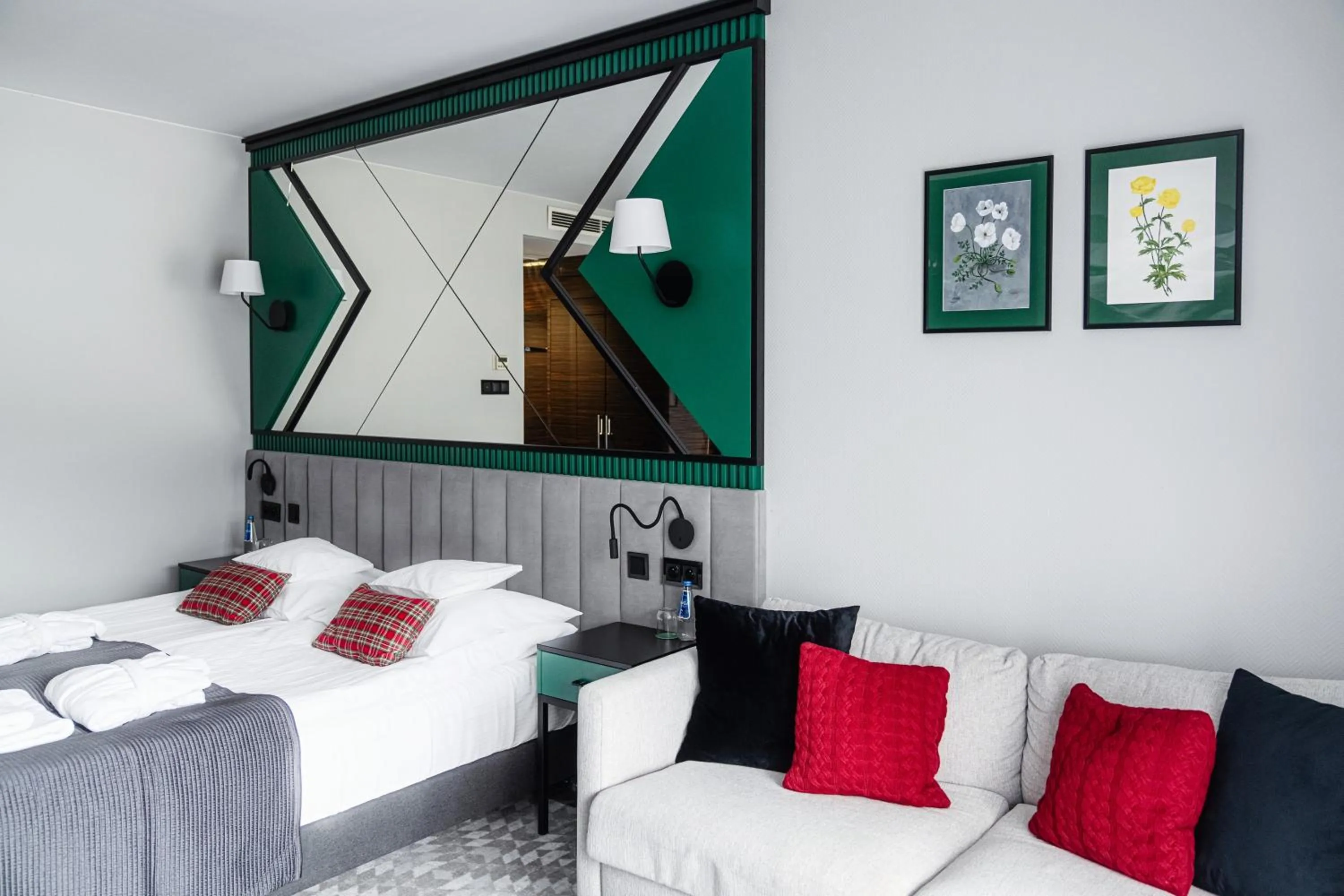 Bed in Rysy Boutique Hotel