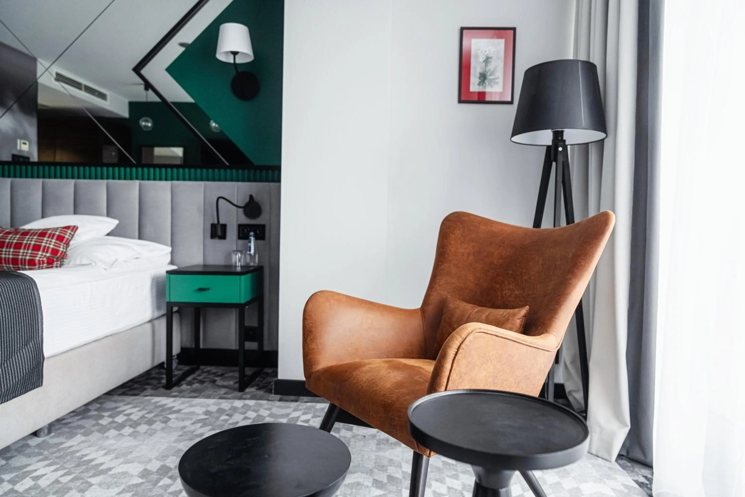 Seating area, Bed in Rysy Boutique Hotel